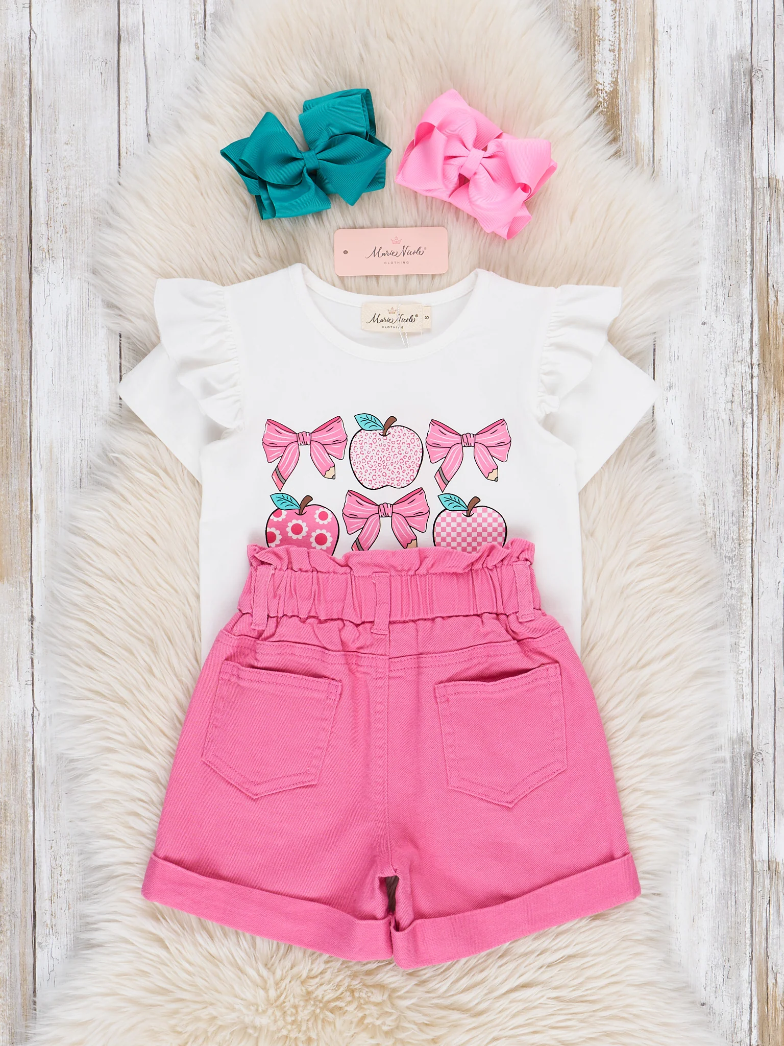 Pearly Apples Bows Outfit - Image 4