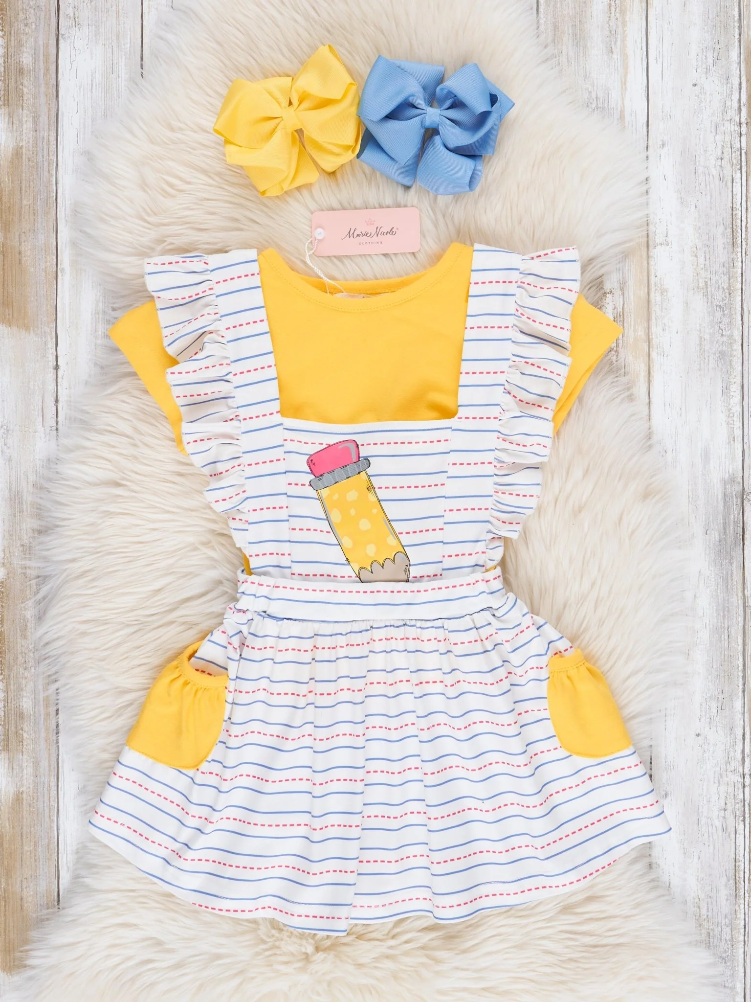 Pencil & Paper Ruffle Skirtall Set - Image 2