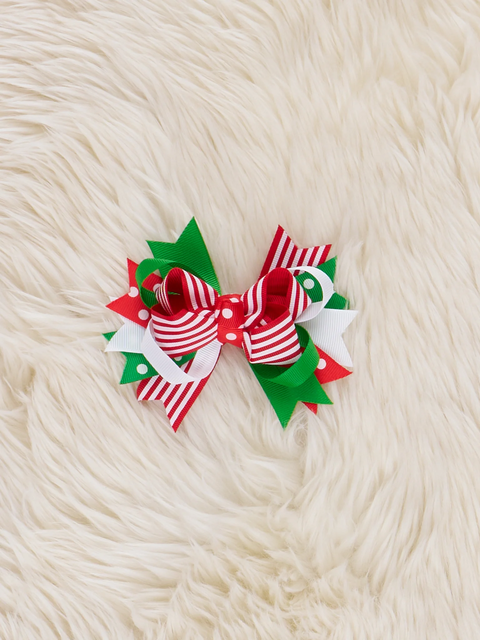 Peppermint Holiday Bow - Image 2