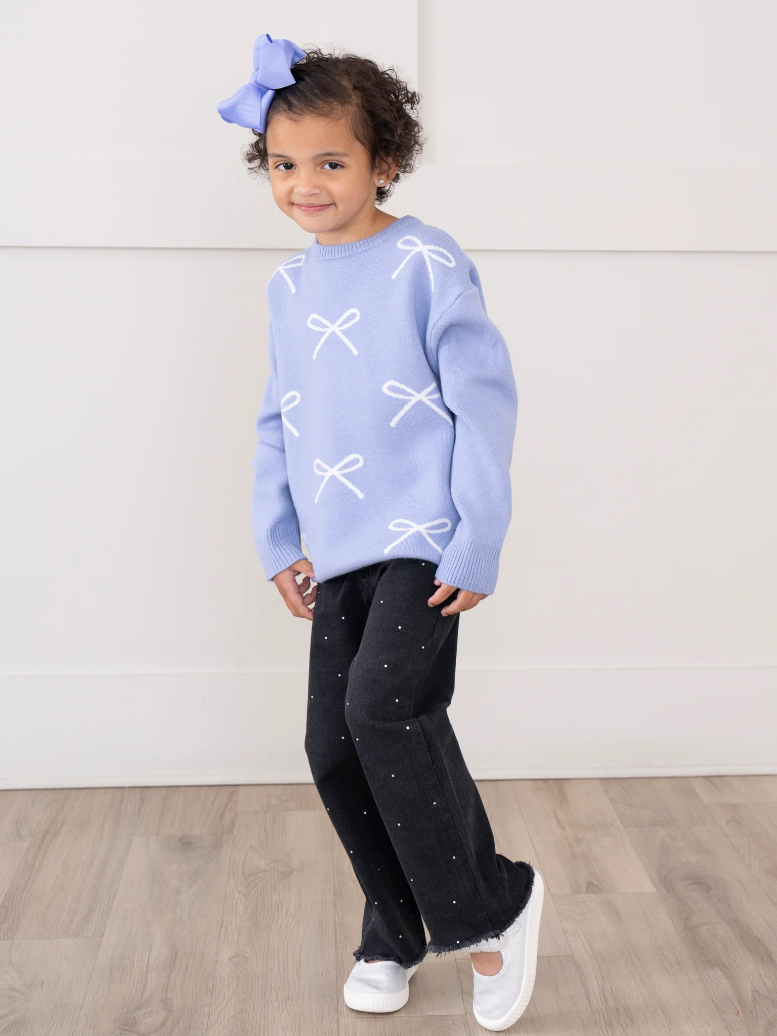 Periwinkle Sweet Ribbon Sweater - Image 4