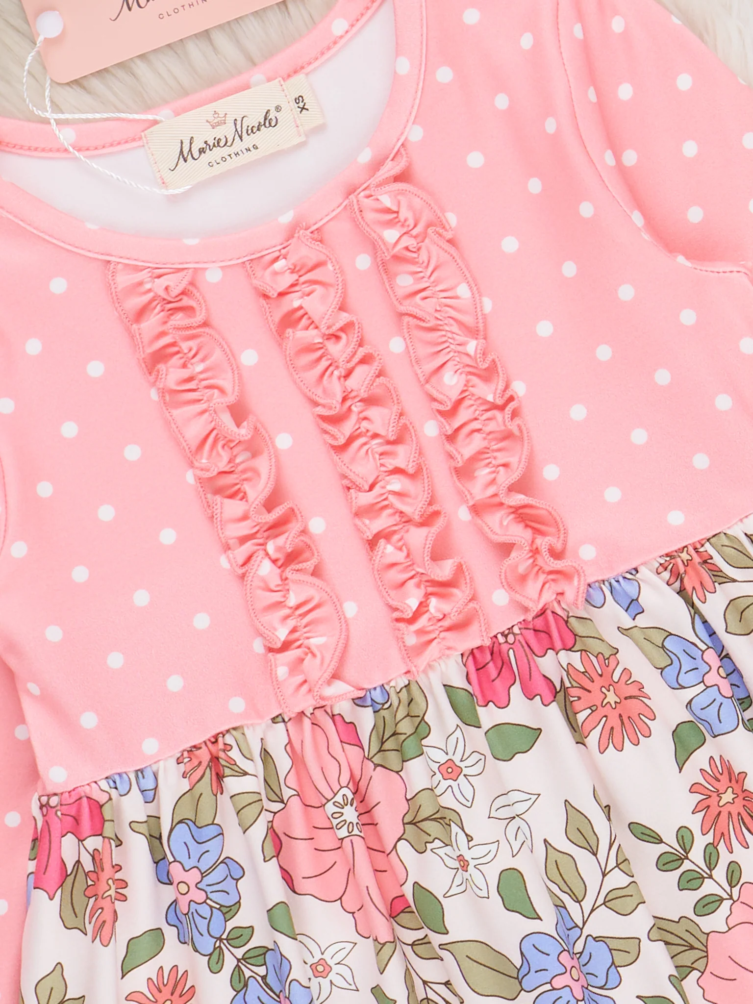Petal Dreams Ruffle Dress - Image 3