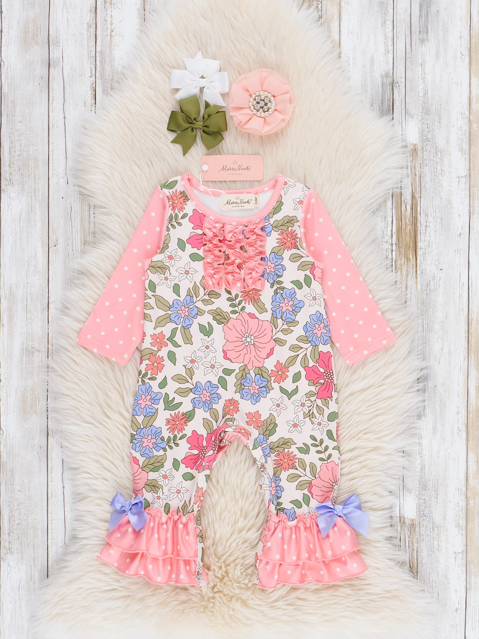 Petal Dreams Ruffle Romper