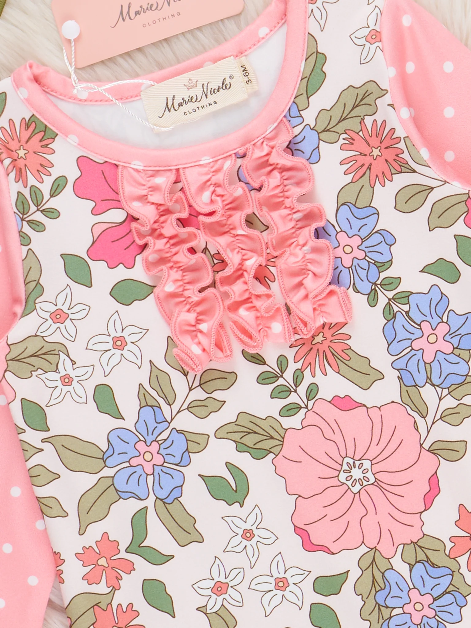 Petal Dreams Ruffle Romper - Image 3