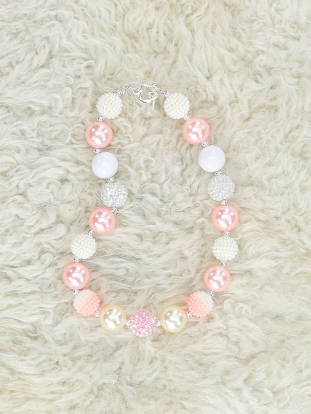 Pink & White Bubblegum Necklace