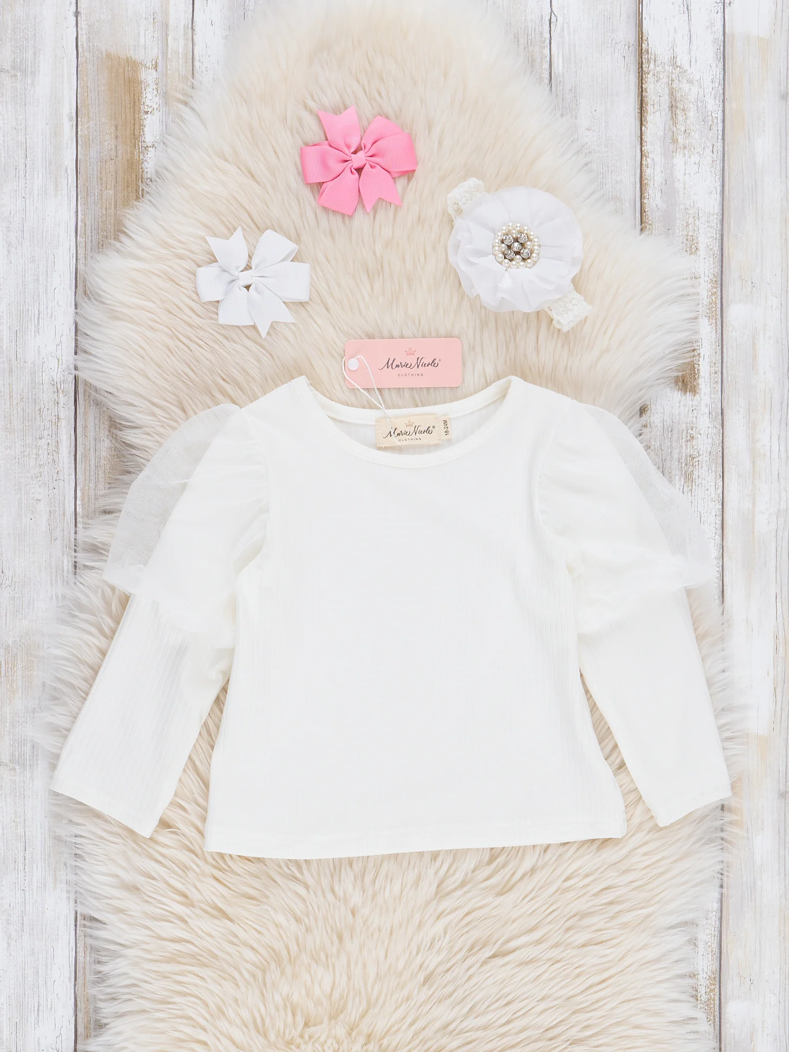 Pink Birthday Party Bubble Overalls Set - Image 3