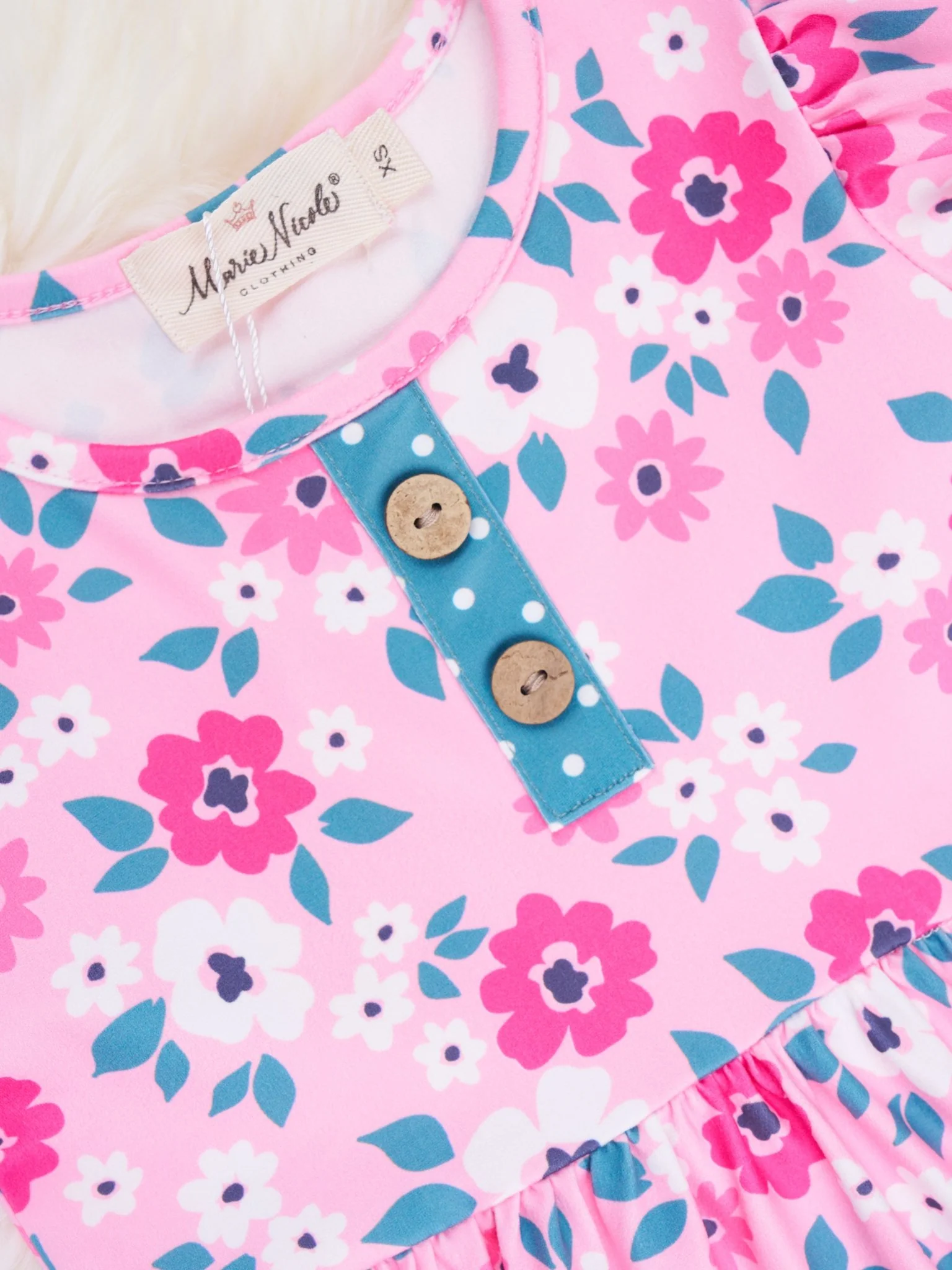 Pink Buttercup Ruffle Dress - Image 2