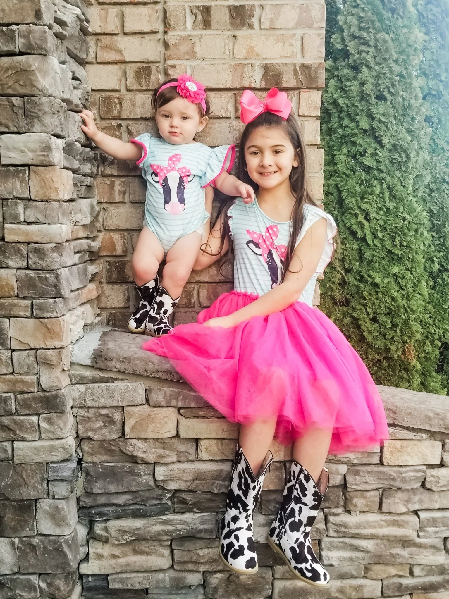 Pink Cow Tulle Dress - Image 3