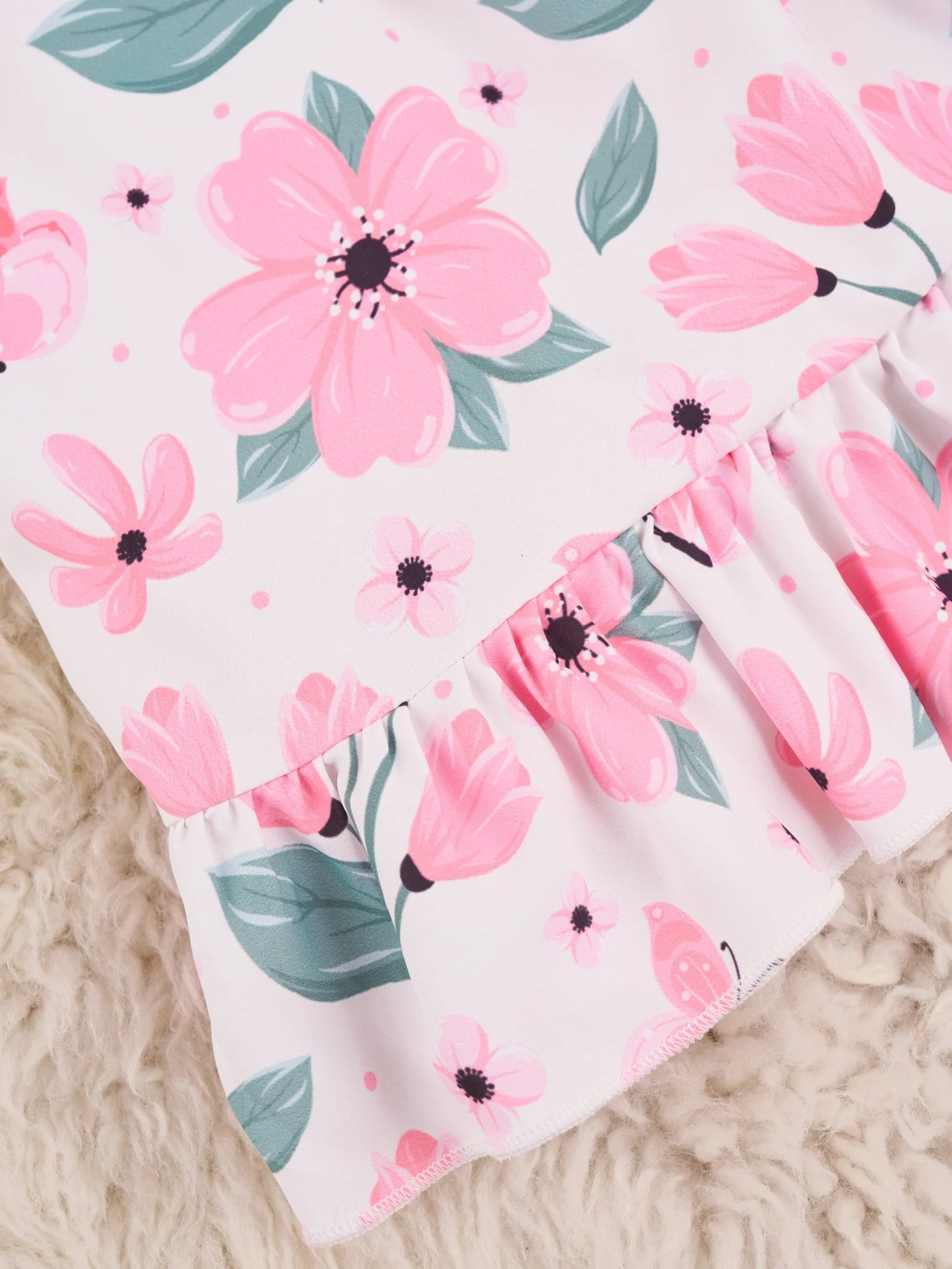 Pink Daffodil Ruffle Outfit - Image 3