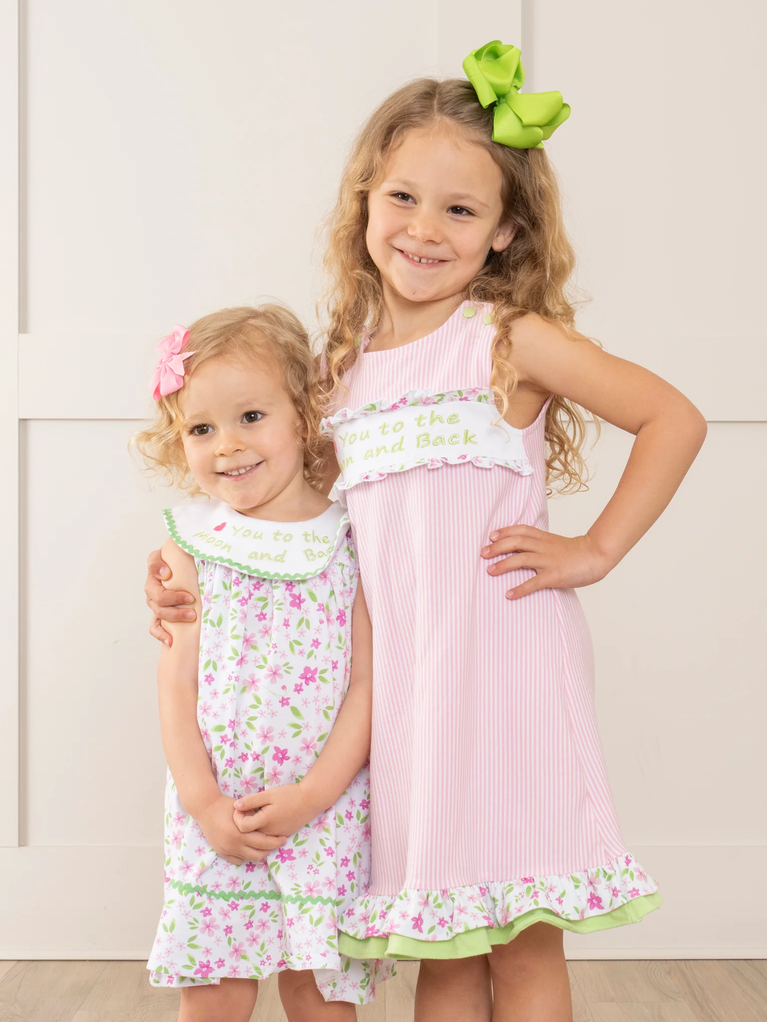 Pink Floral "Moon & Back" Dress - Image 4