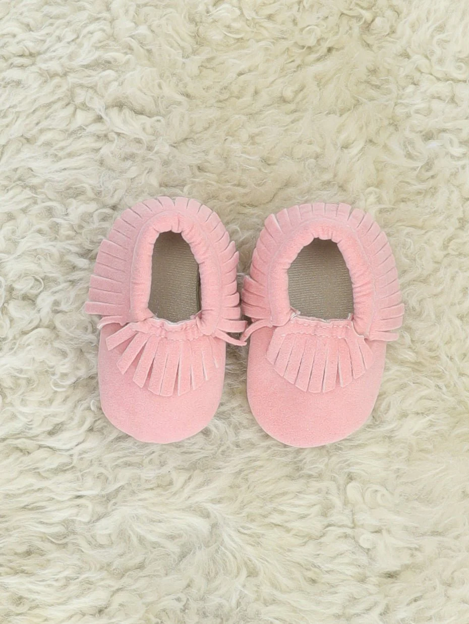 Pink Fringe Moccasin - Image 2