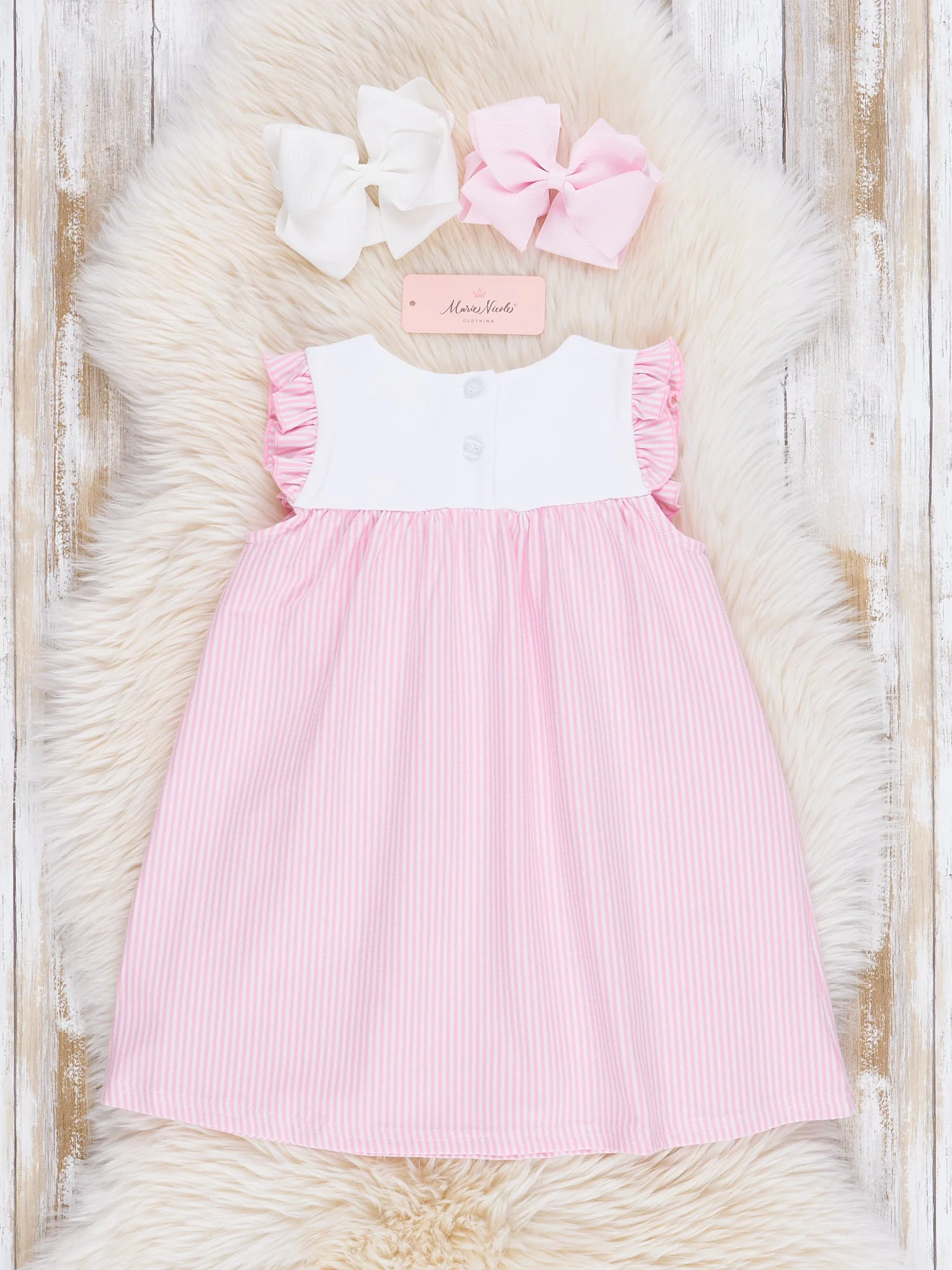 Pink Grandma Love Ruffle Dress - Image 3
