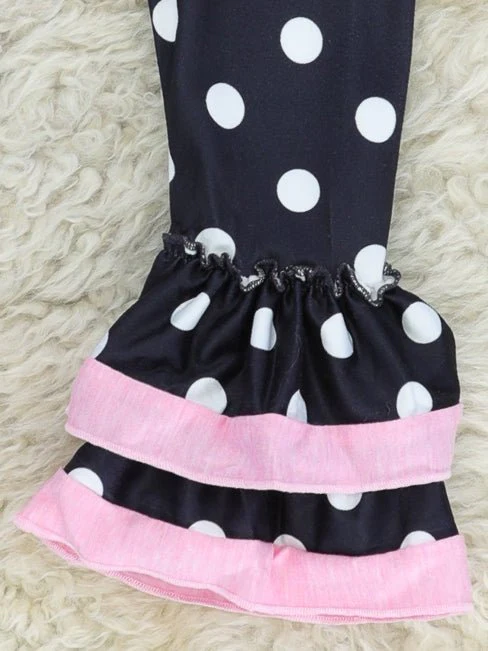 Pink "I'm Snow Cute" Ruffle Outfit - Image 3