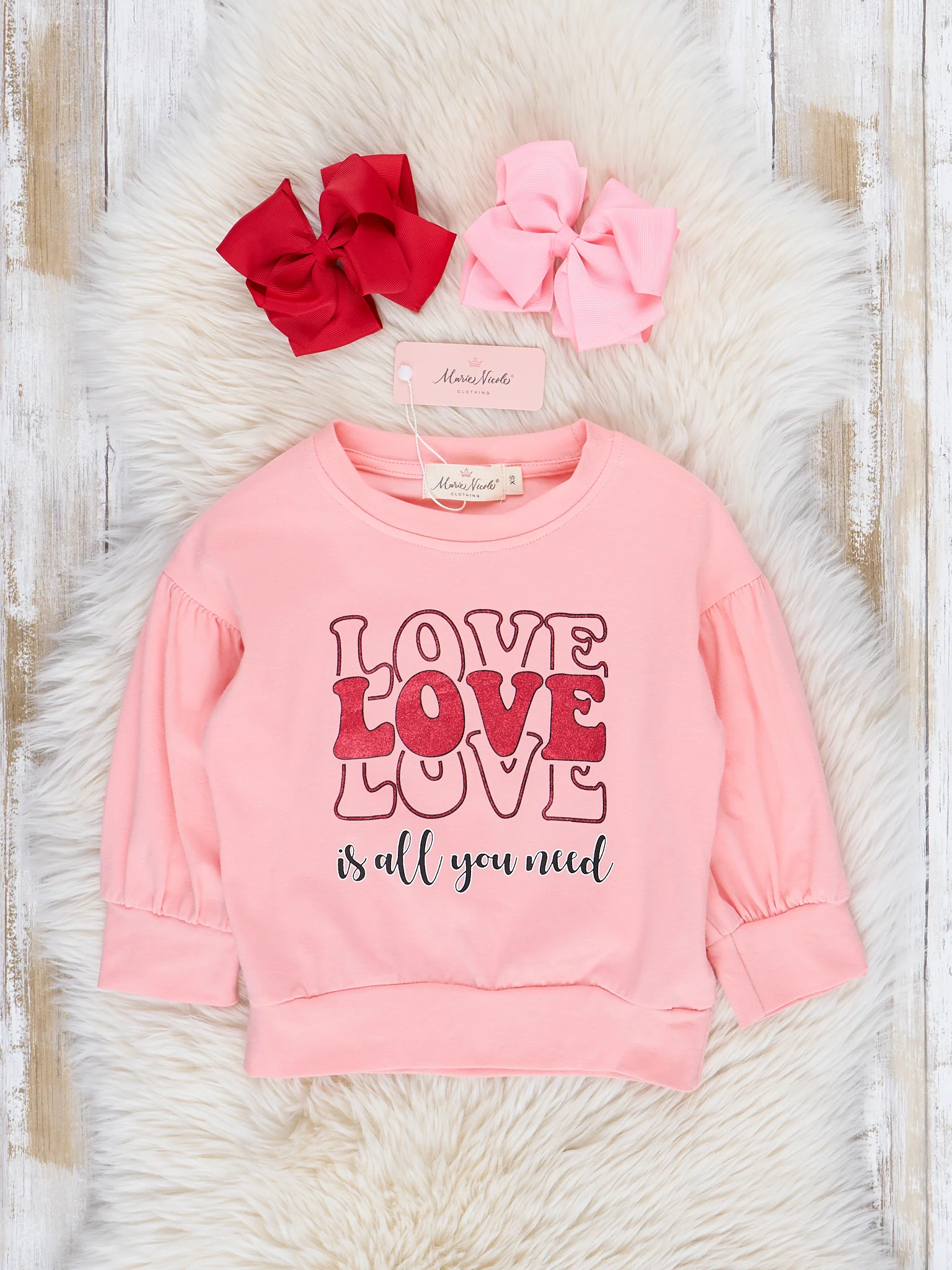 Pink "Love is All You Need" Shirt