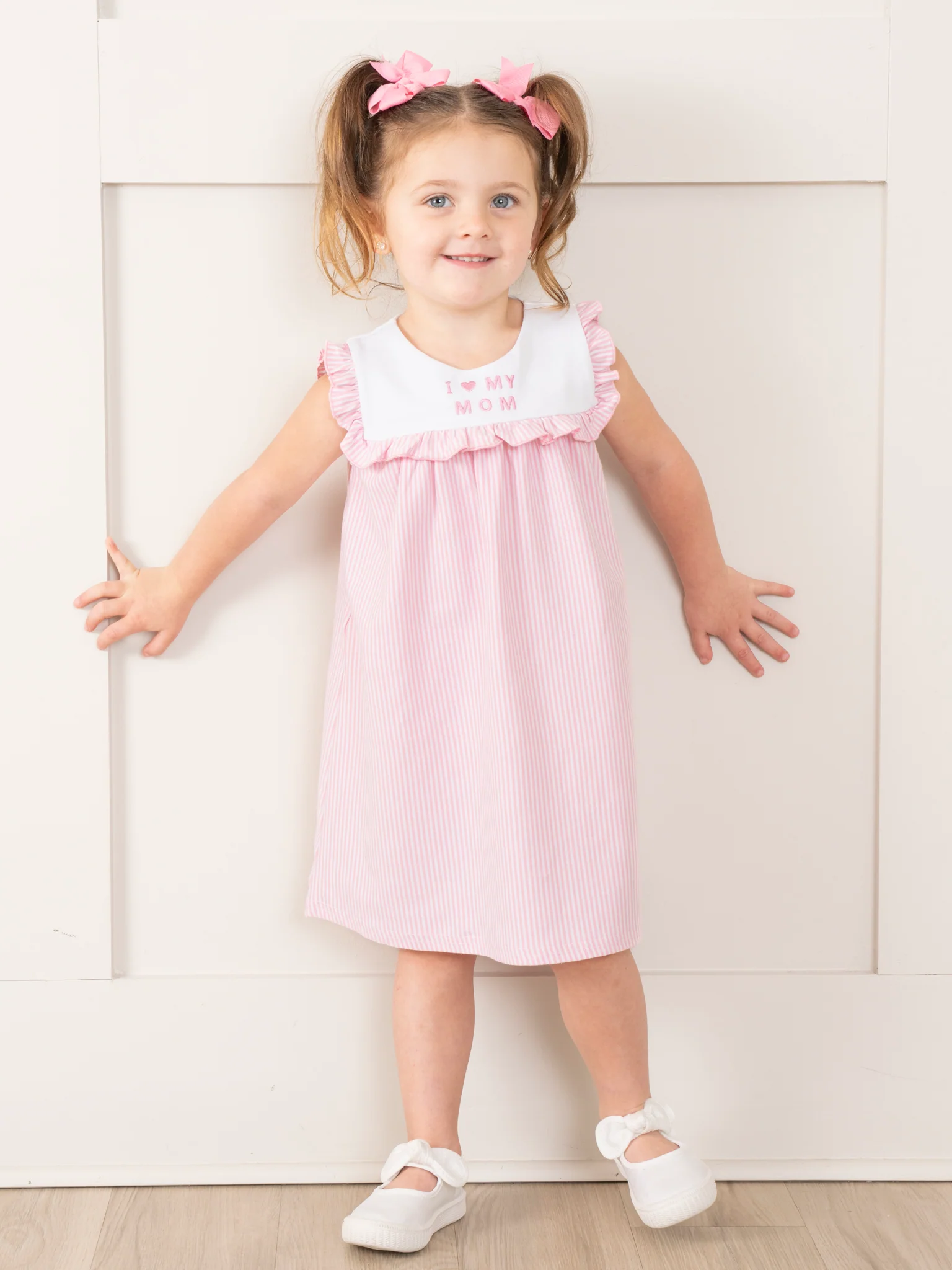 Pink Mom Love Ruffle Dress - Image 5