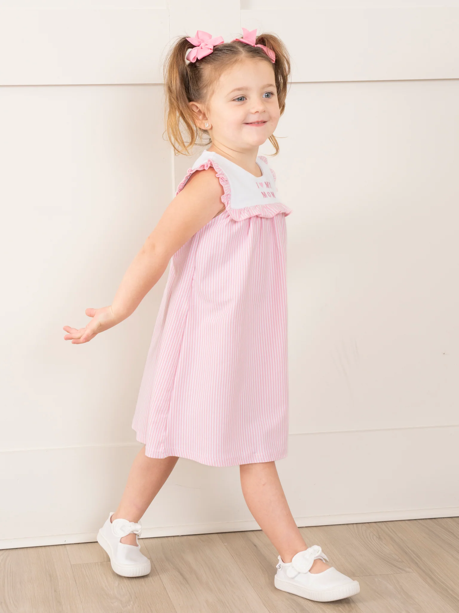 Pink Mom Love Ruffle Dress - Image 6