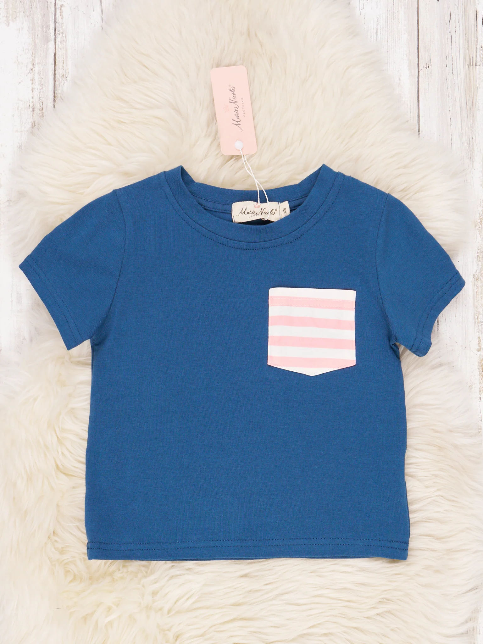 Pink Stripe Pocket Shirt