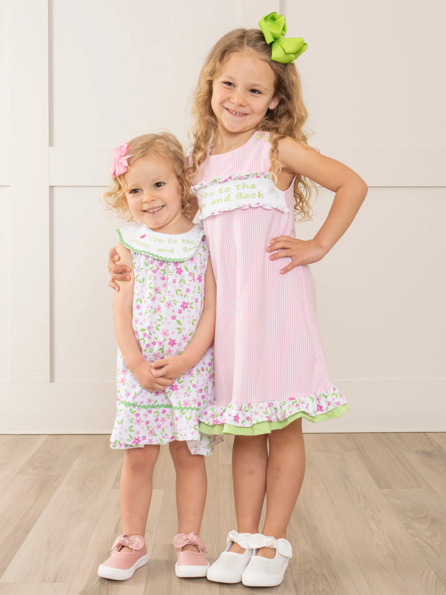 Pink Striped "Moon & Back" Dress - Image 5