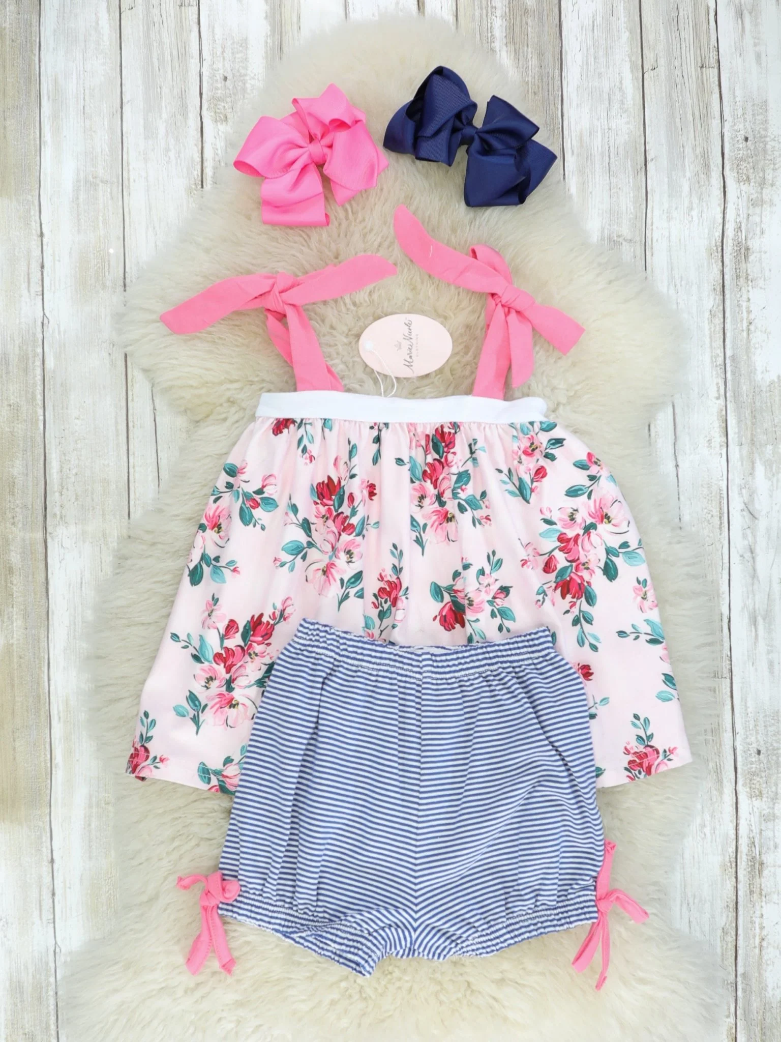 Pink Swing Tank & Shorts Outfit - Image 2