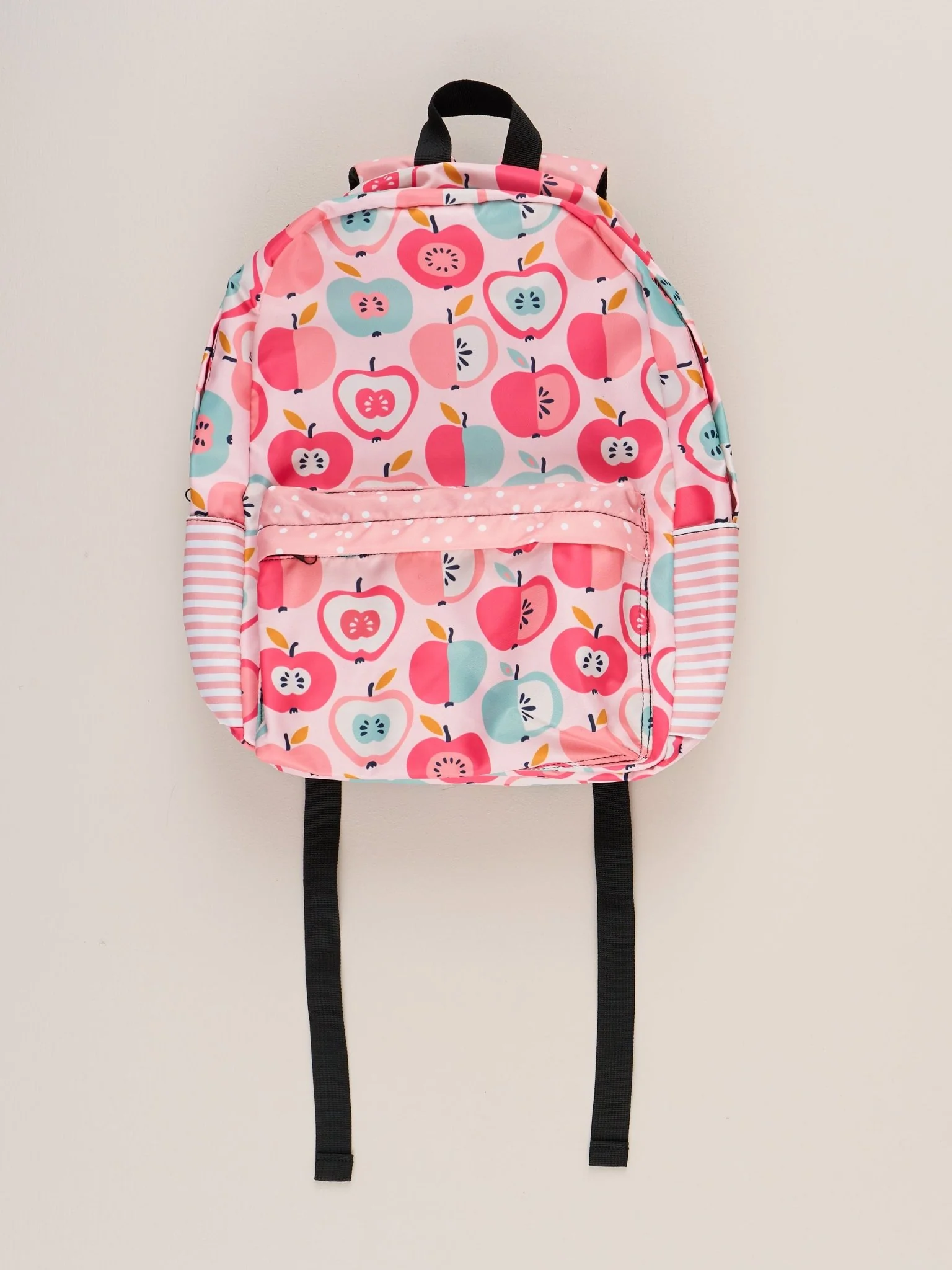 Pink & Teal Apples Backpack - Image 2