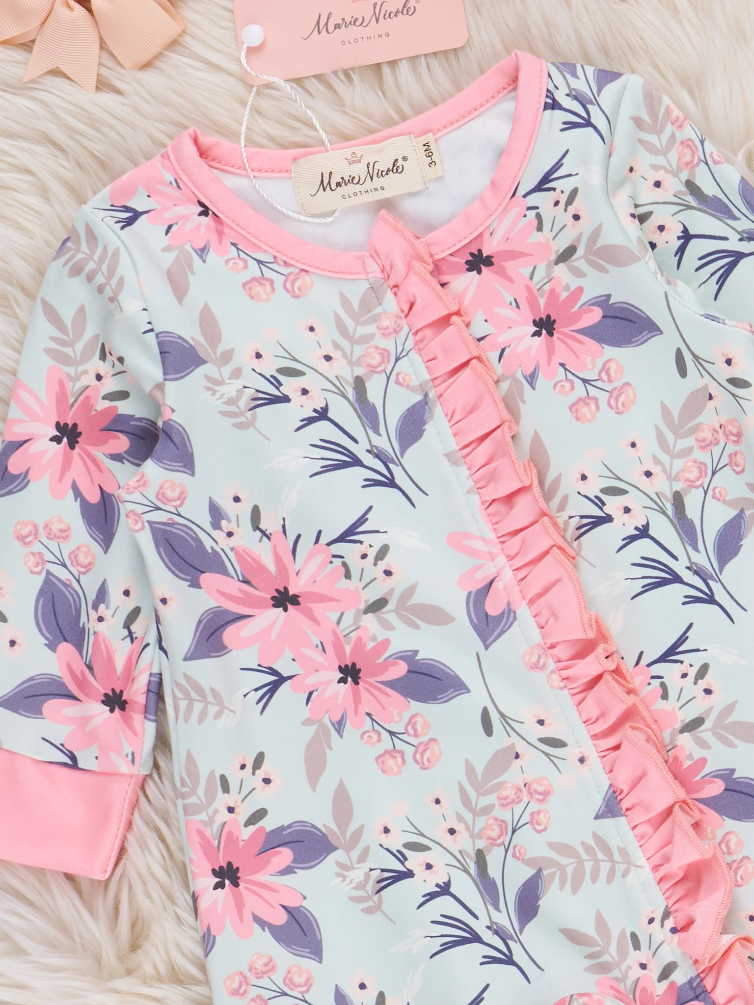 Pinky Blooms Pajamas - Image 2