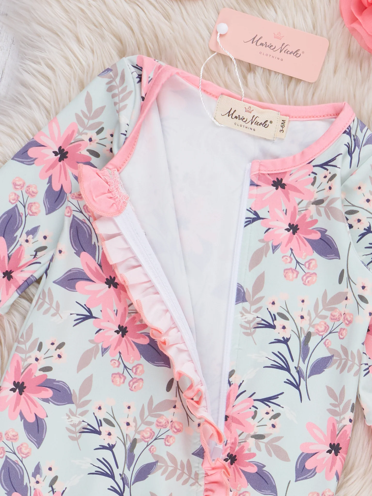 Pinky Blooms Pajamas - Image 3