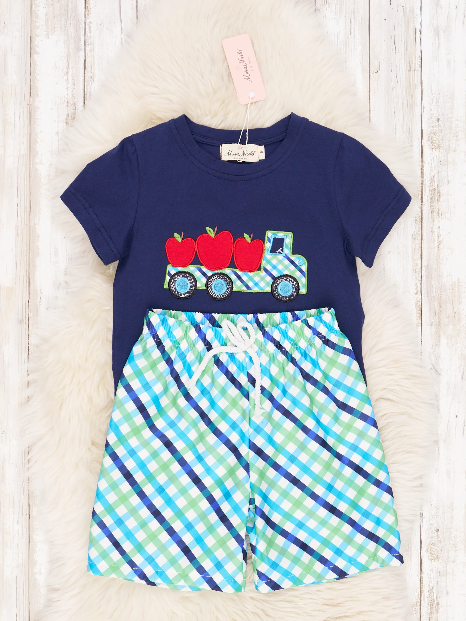 Plaid Apple Truck Outfit - Image 2