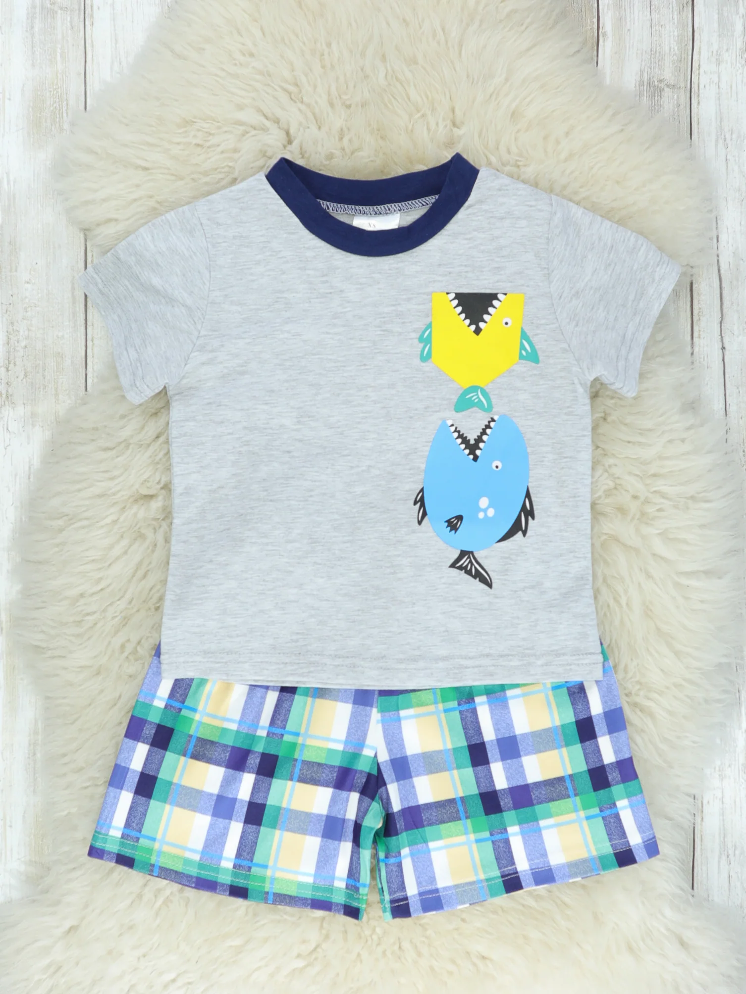 Plaid Fishing Outfit