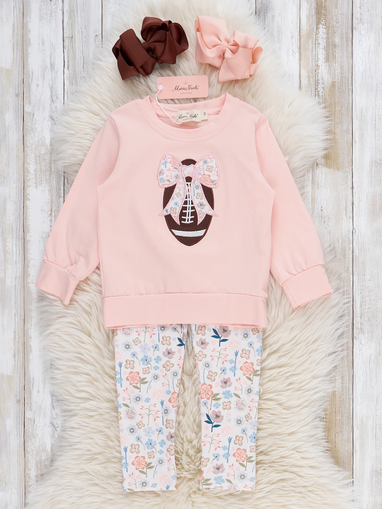 Playbook & Petals Embroidered Outfit - Image 2