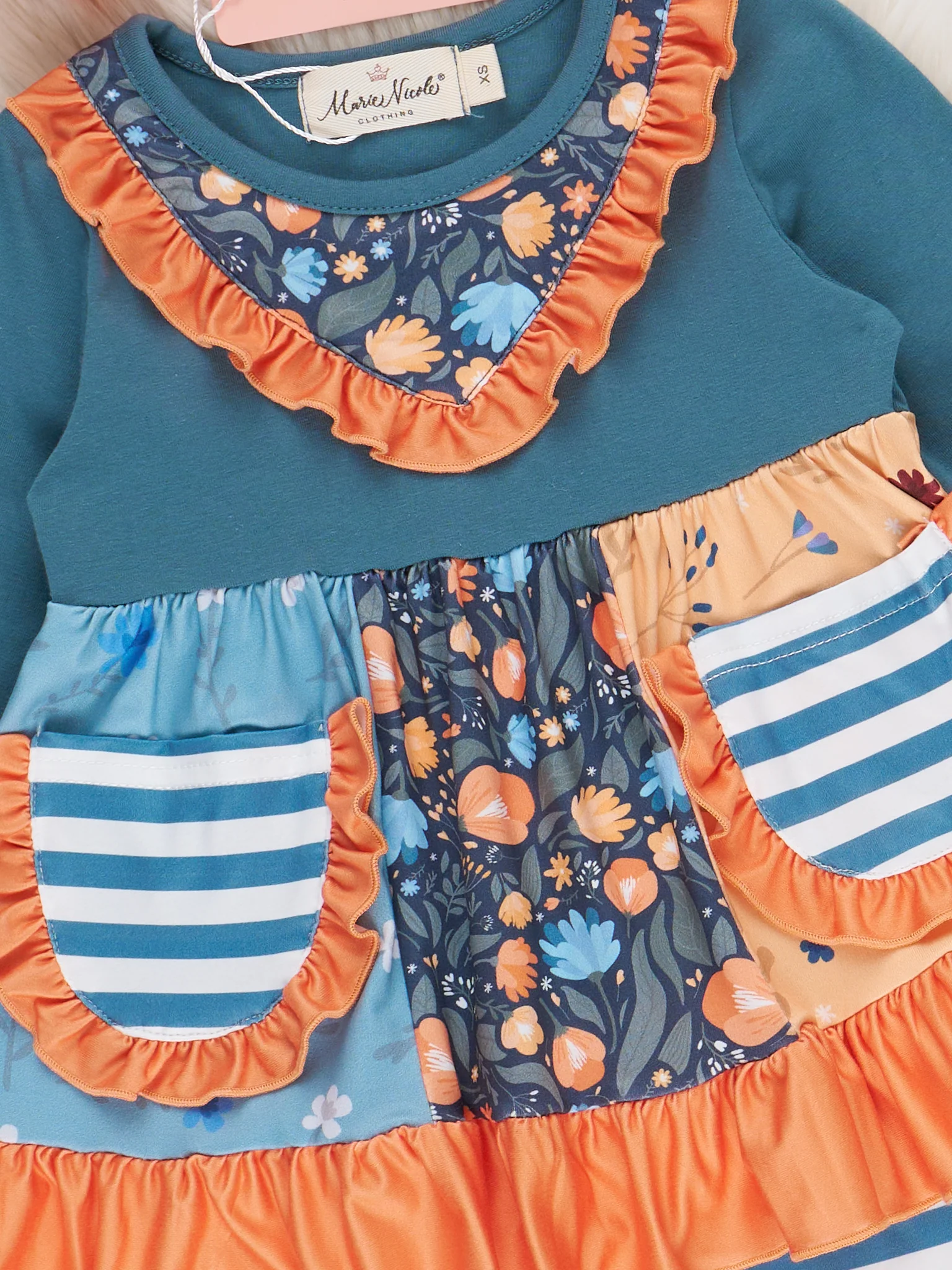 Pocket Flara Bells Outfit - Blue Grey - Image 4