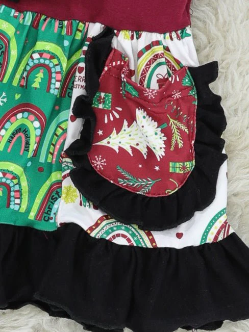 Pocket Flara Bells Outfit - Rainbow Christmas - Image 3