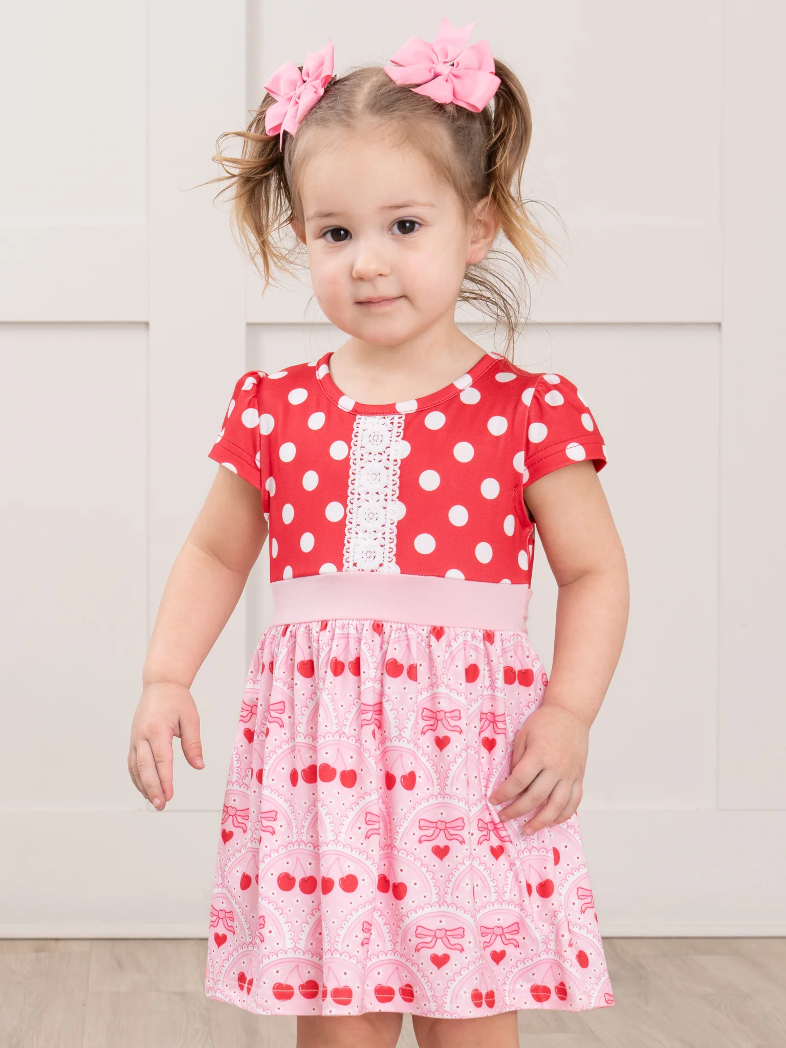 Polka Dot Cherries Dress