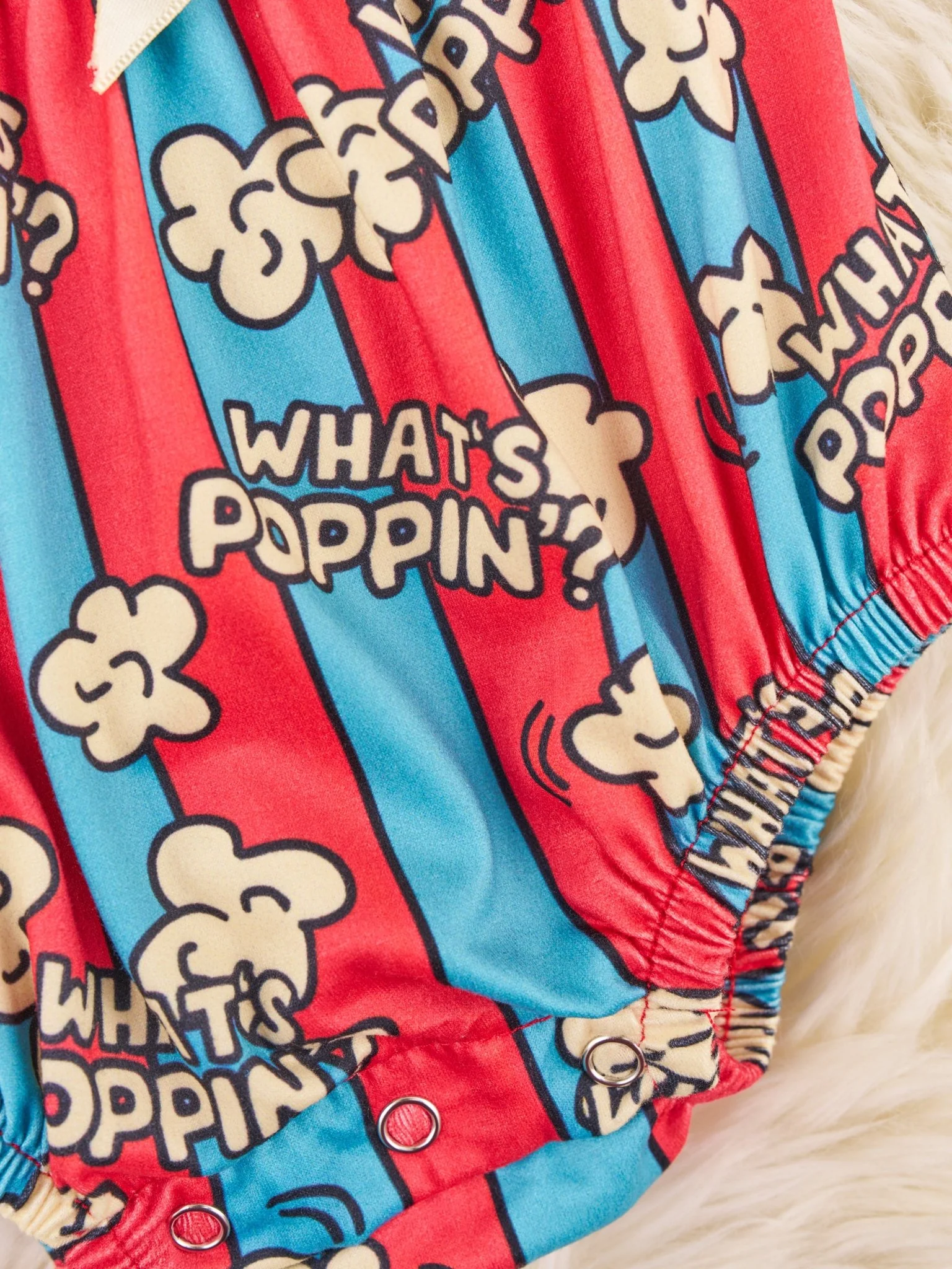 Popcorn Ruffle Bubble Romper - Image 3