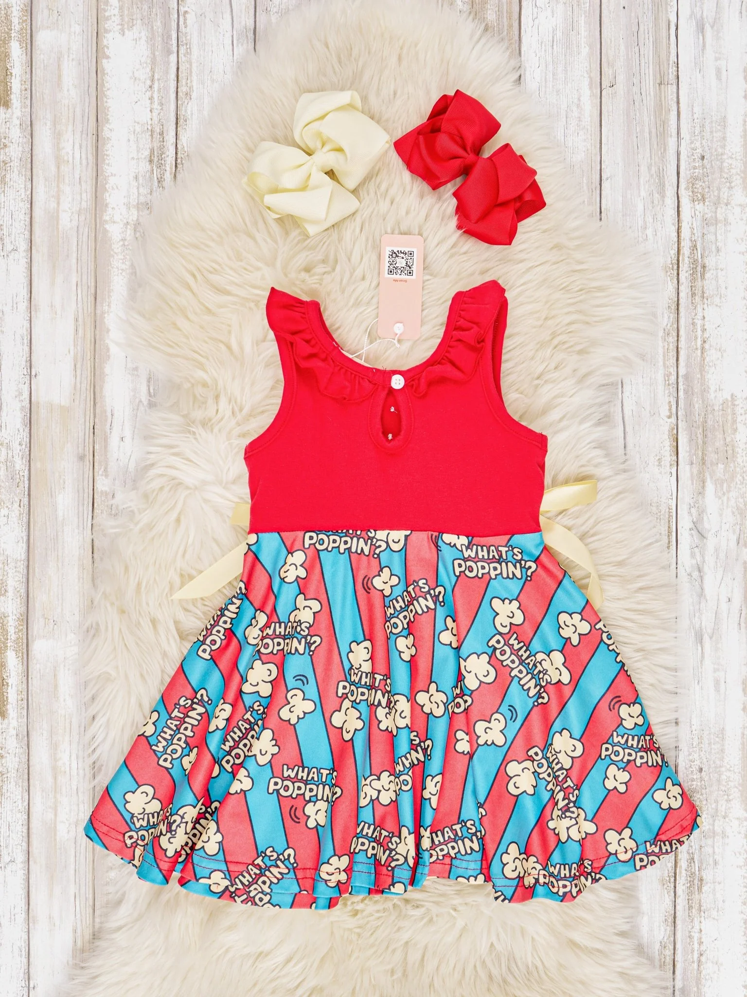 Popcorn Ruffle Dress - Image 2