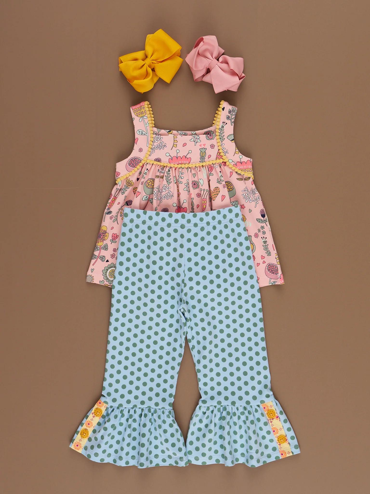 Poppy Sunshine Flare Pants Outfit - Image 3