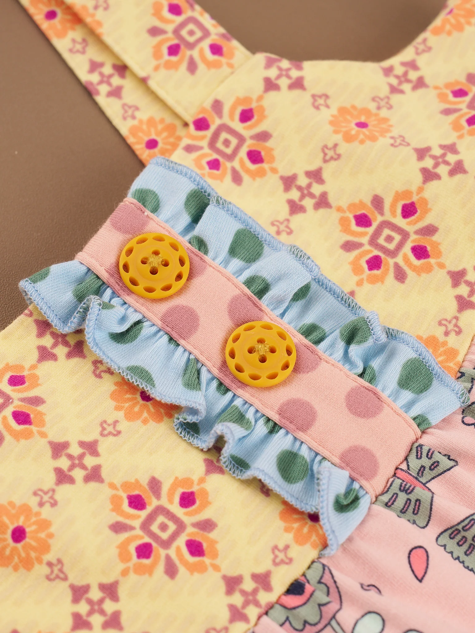 Poppy Sunshine Prairie Ruffle Dress - Image 4