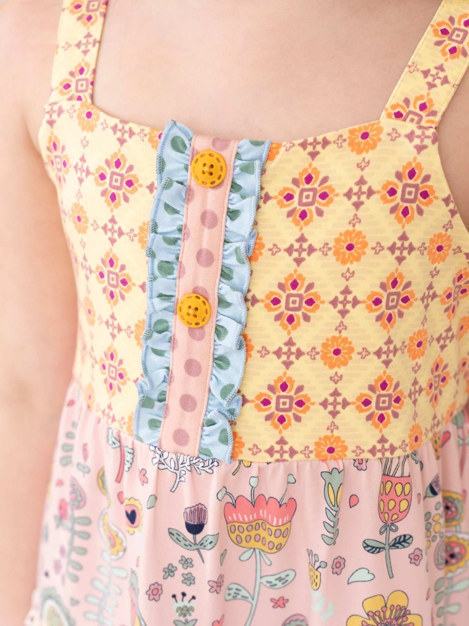 Poppy Sunshine Prairie Ruffle Dress - Image 7