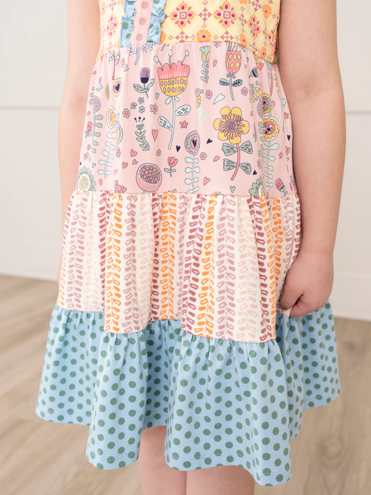 Poppy Sunshine Prairie Ruffle Dress - Image 8