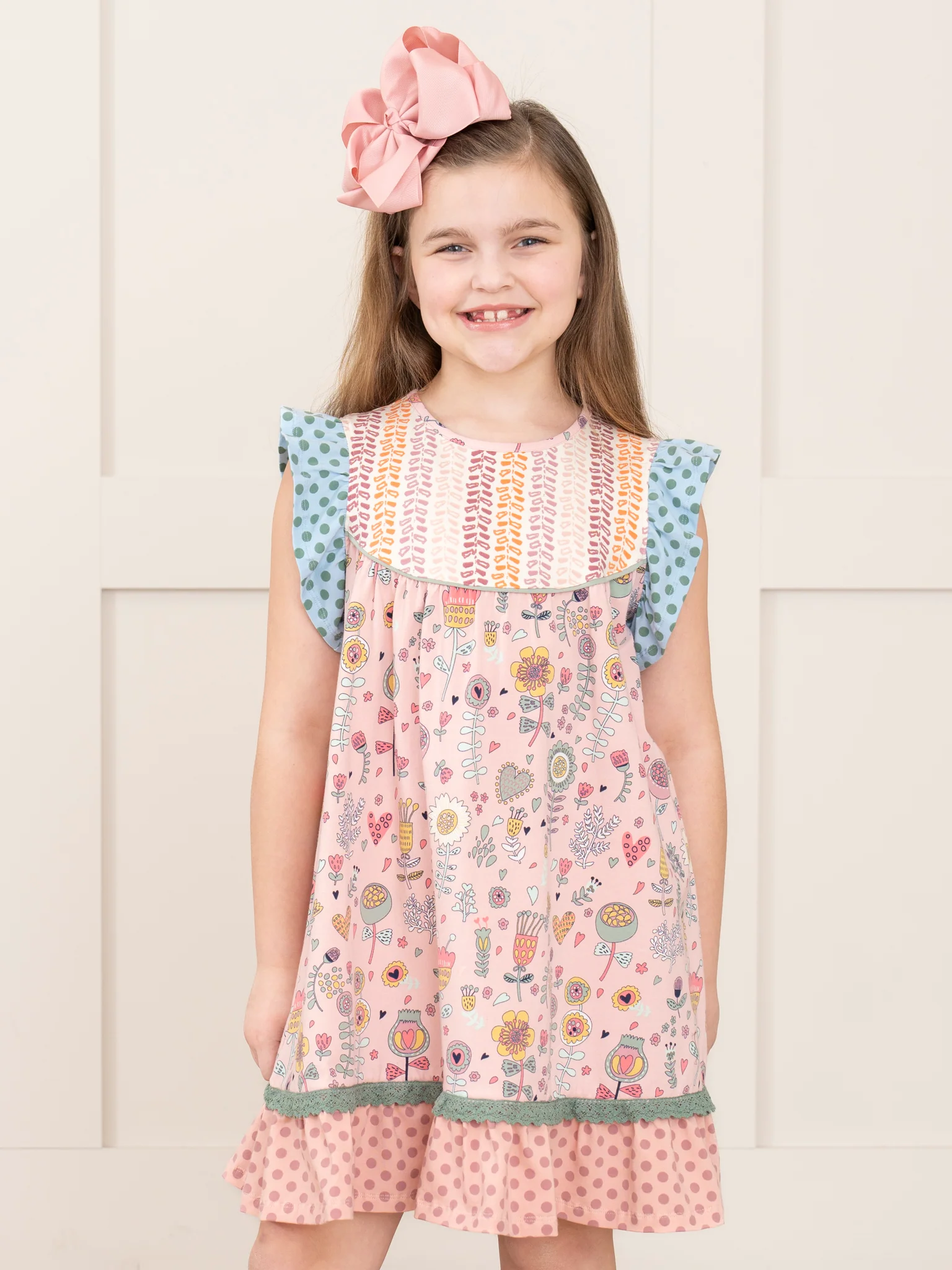 Poppy Sunshine Ruffle Dress