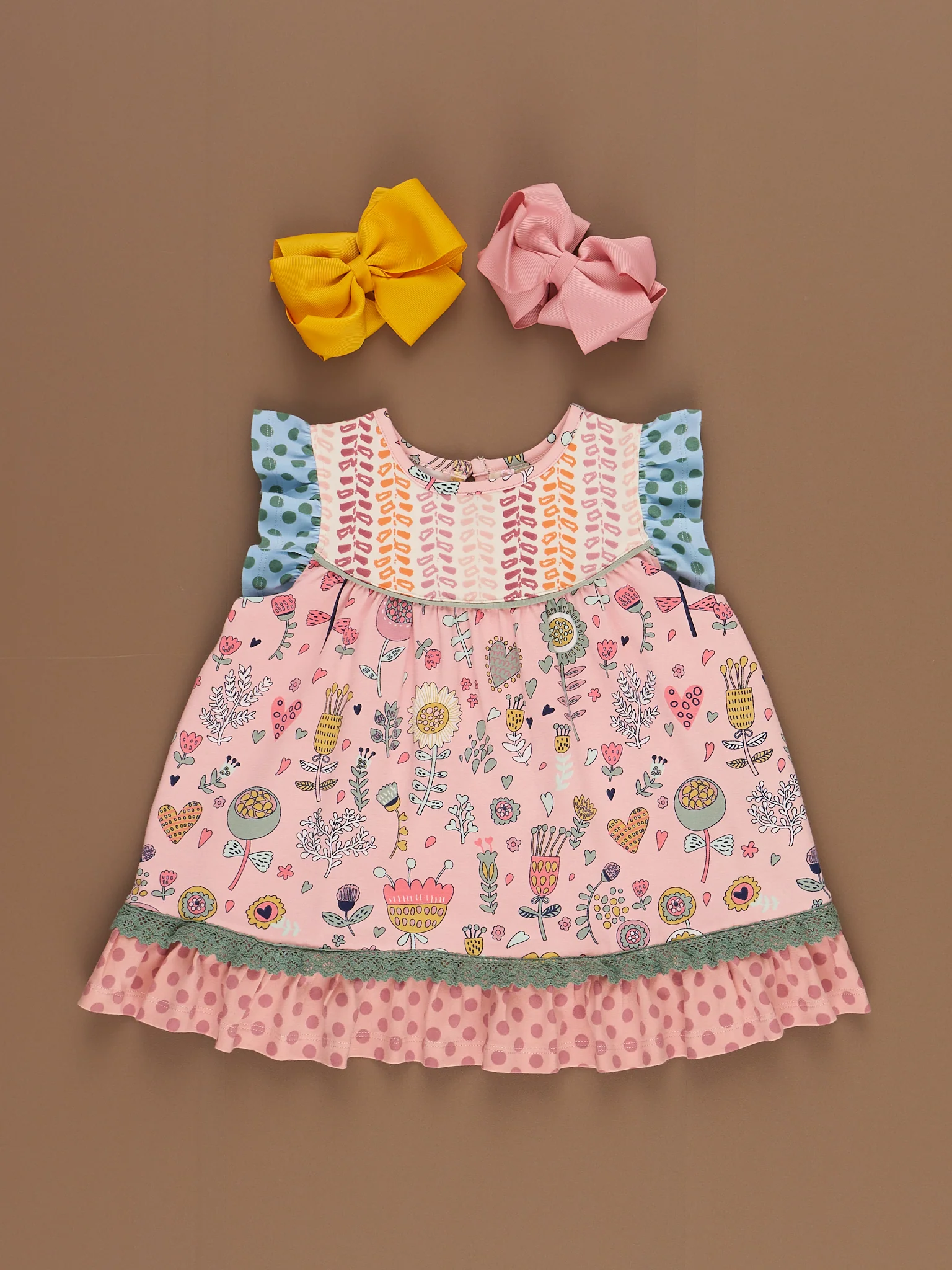 Poppy Sunshine Ruffle Dress - Image 2