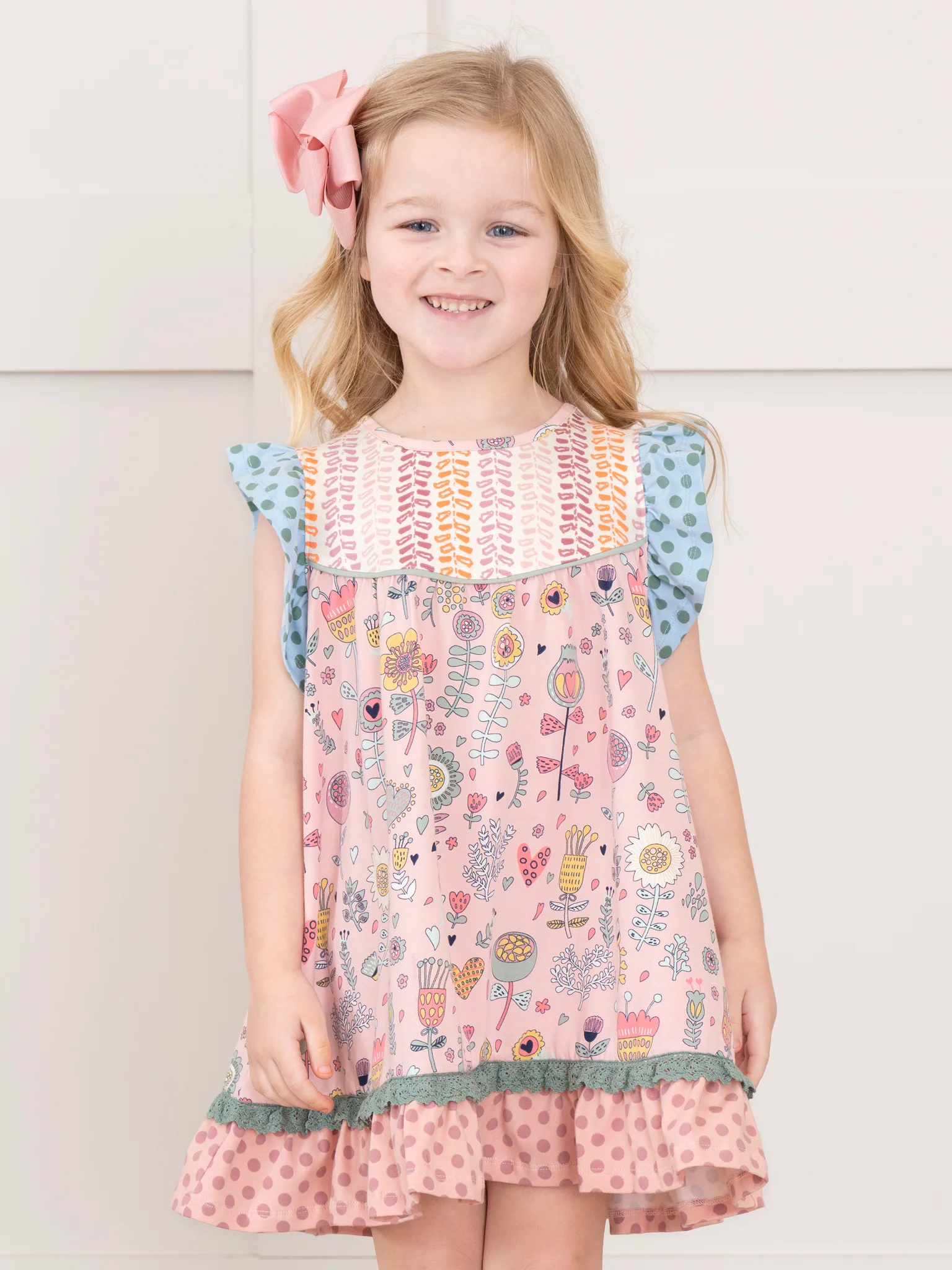 Poppy Sunshine Ruffle Dress - Image 3