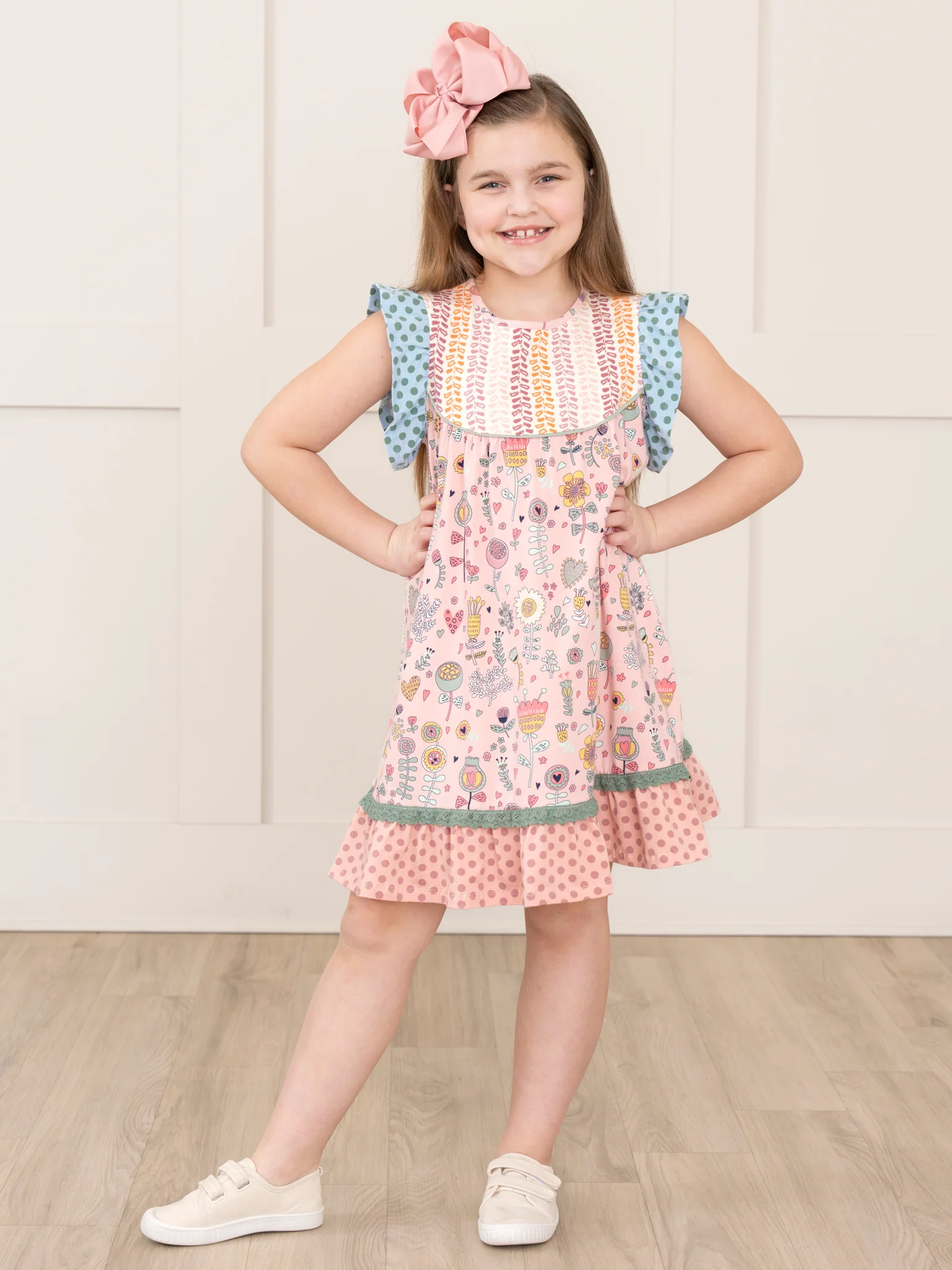 Poppy Sunshine Ruffle Dress - Image 7