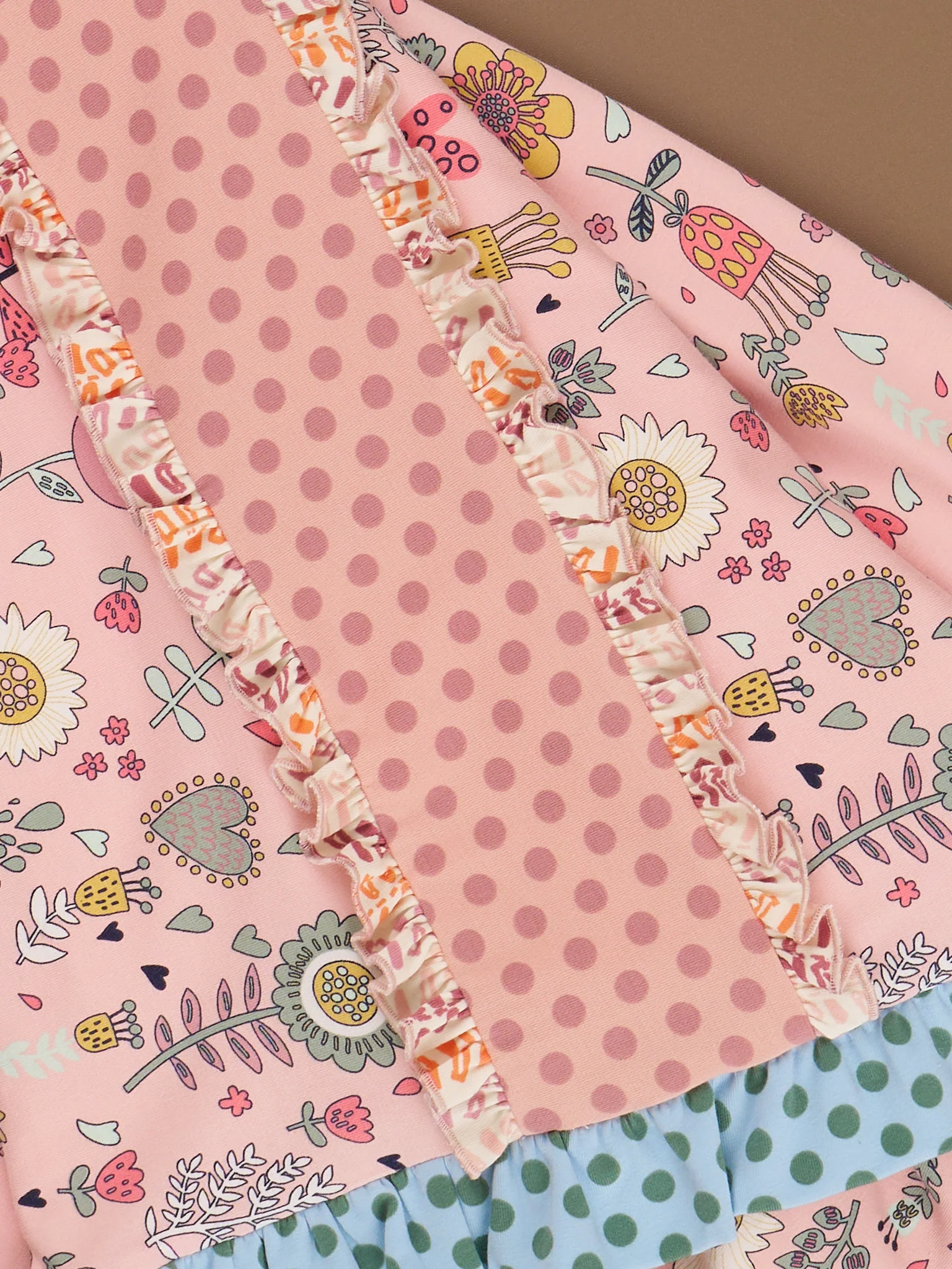 Poppy Sunshine Ruffle Minky Blanket - Image 2