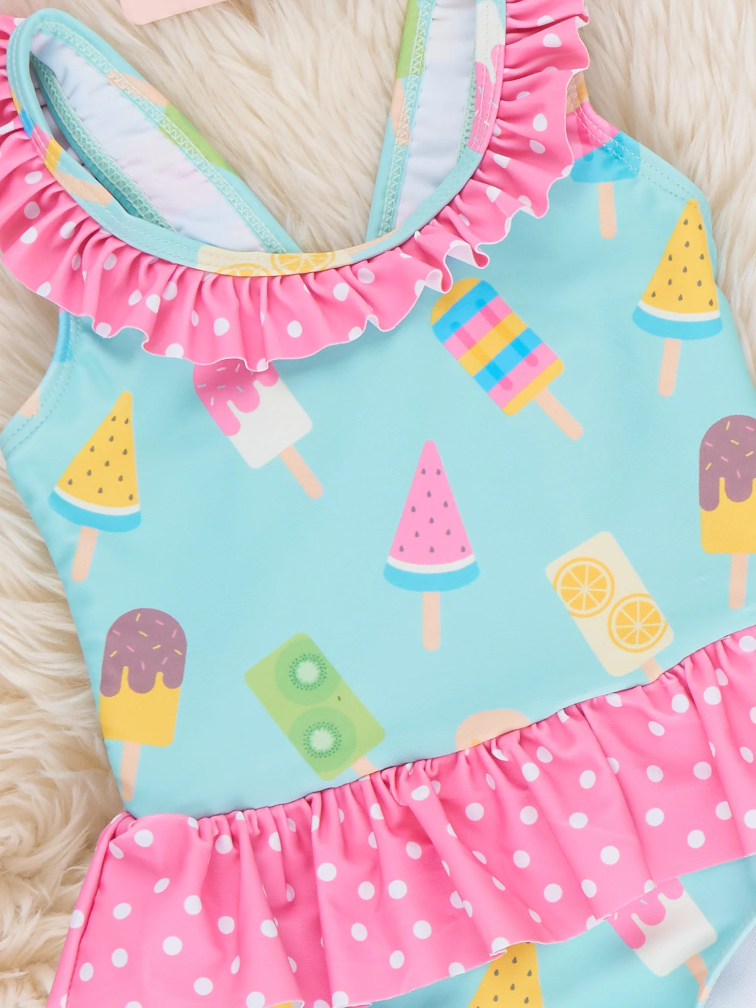 Popsicle Party Peplum Swimsuit - Image 3