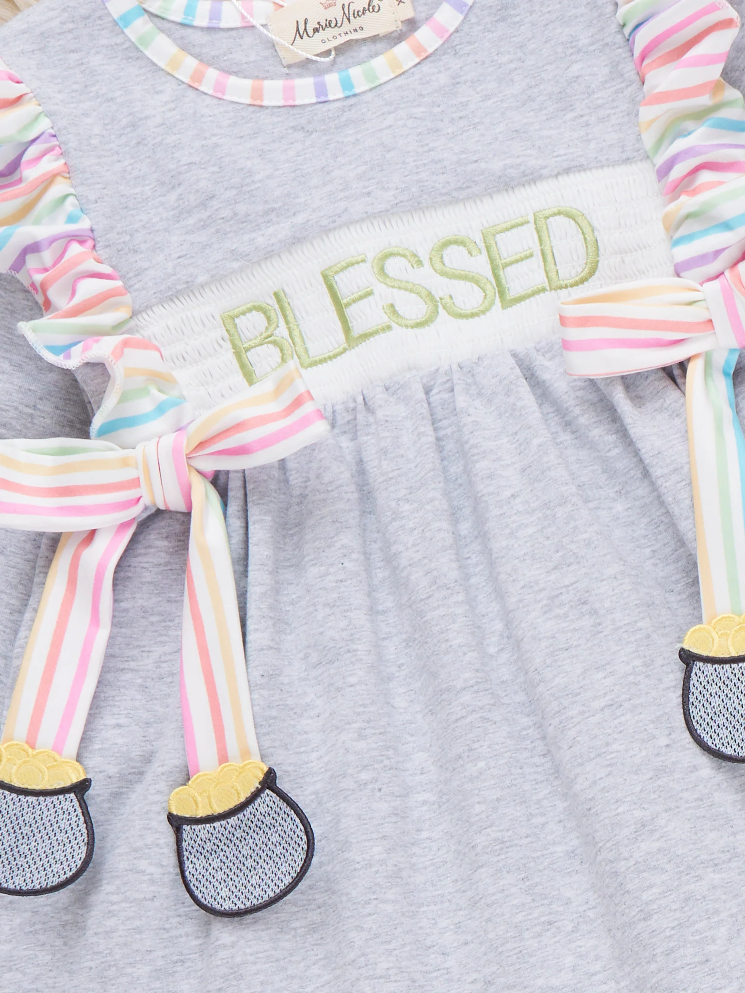 Pot of Blessings Smocked Dress - Image 2