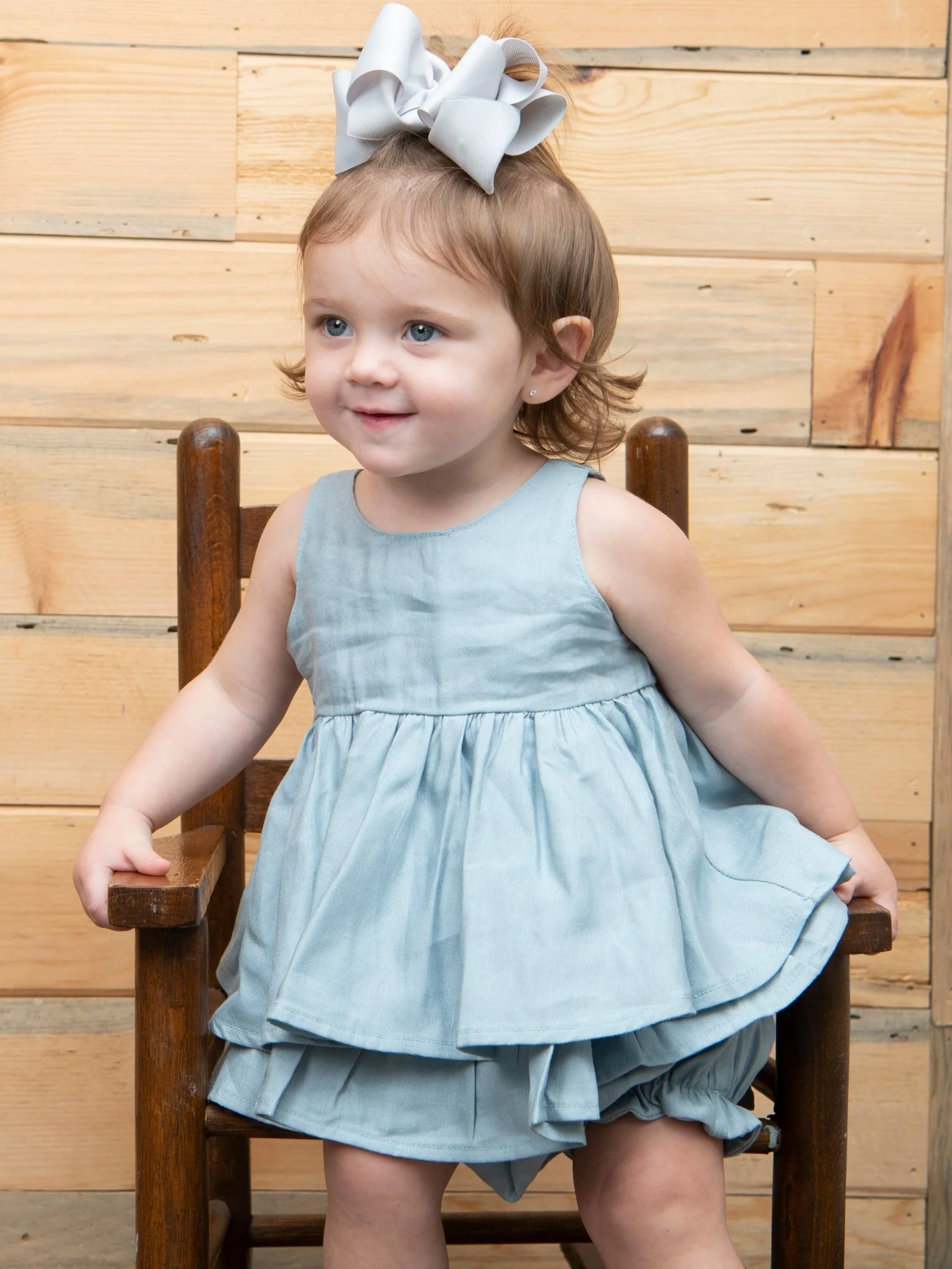 Powder Blue Bloomers Outfit - Image 3