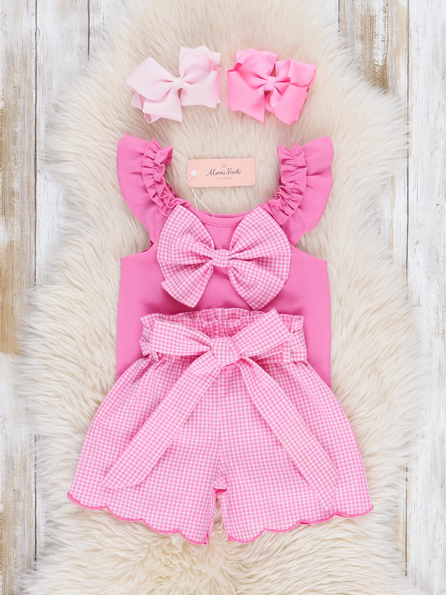 Pretty in Bow Cotton Outfit - Image 2