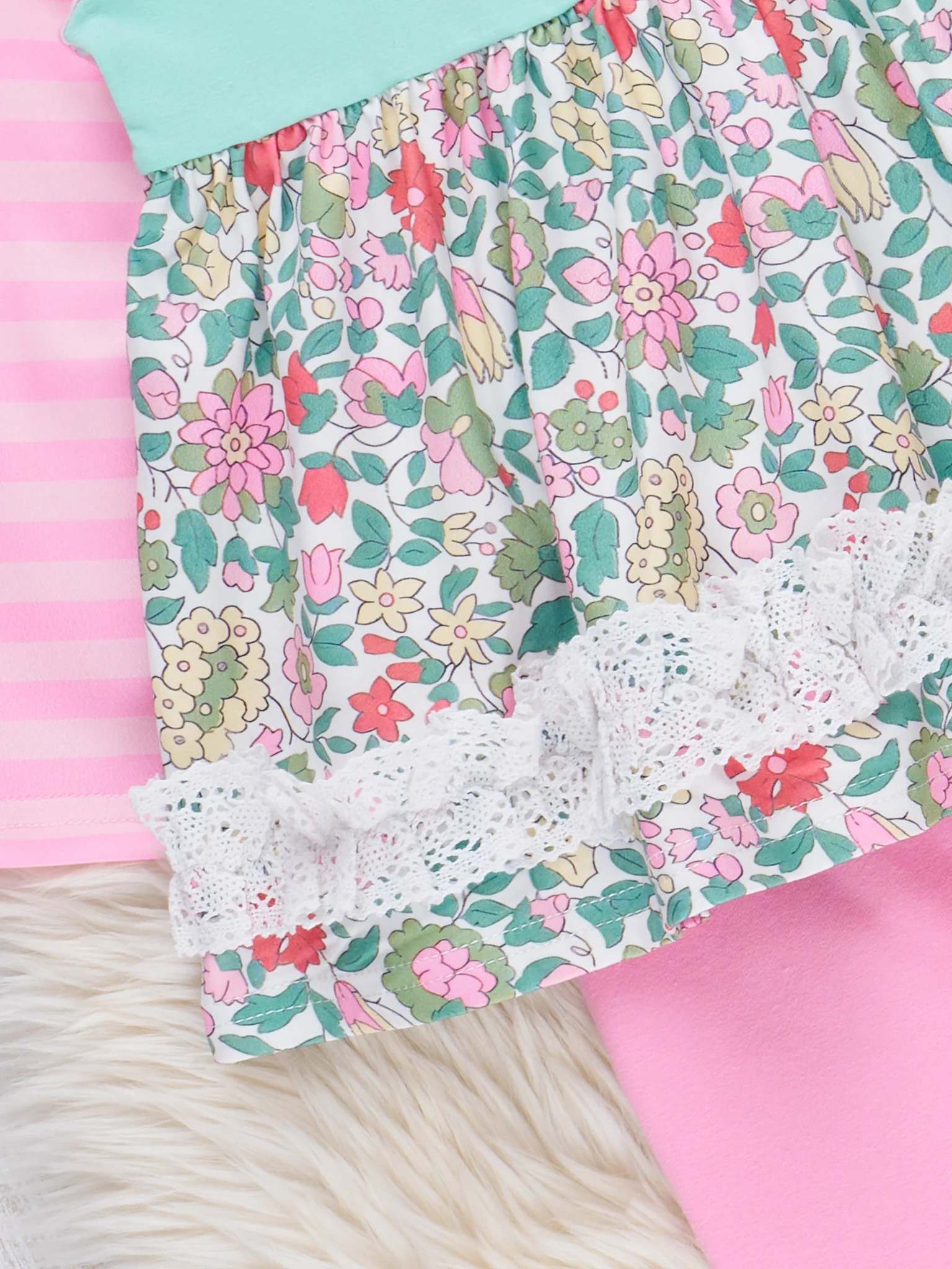 Pumpkin Petal Ruffles Embroidered Outfit - Image 5