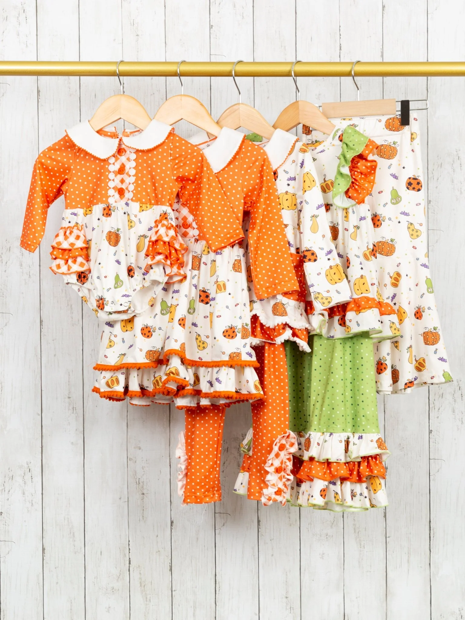 Pumpkin Spice & Spooky Nights Vintage Dress - Image 4
