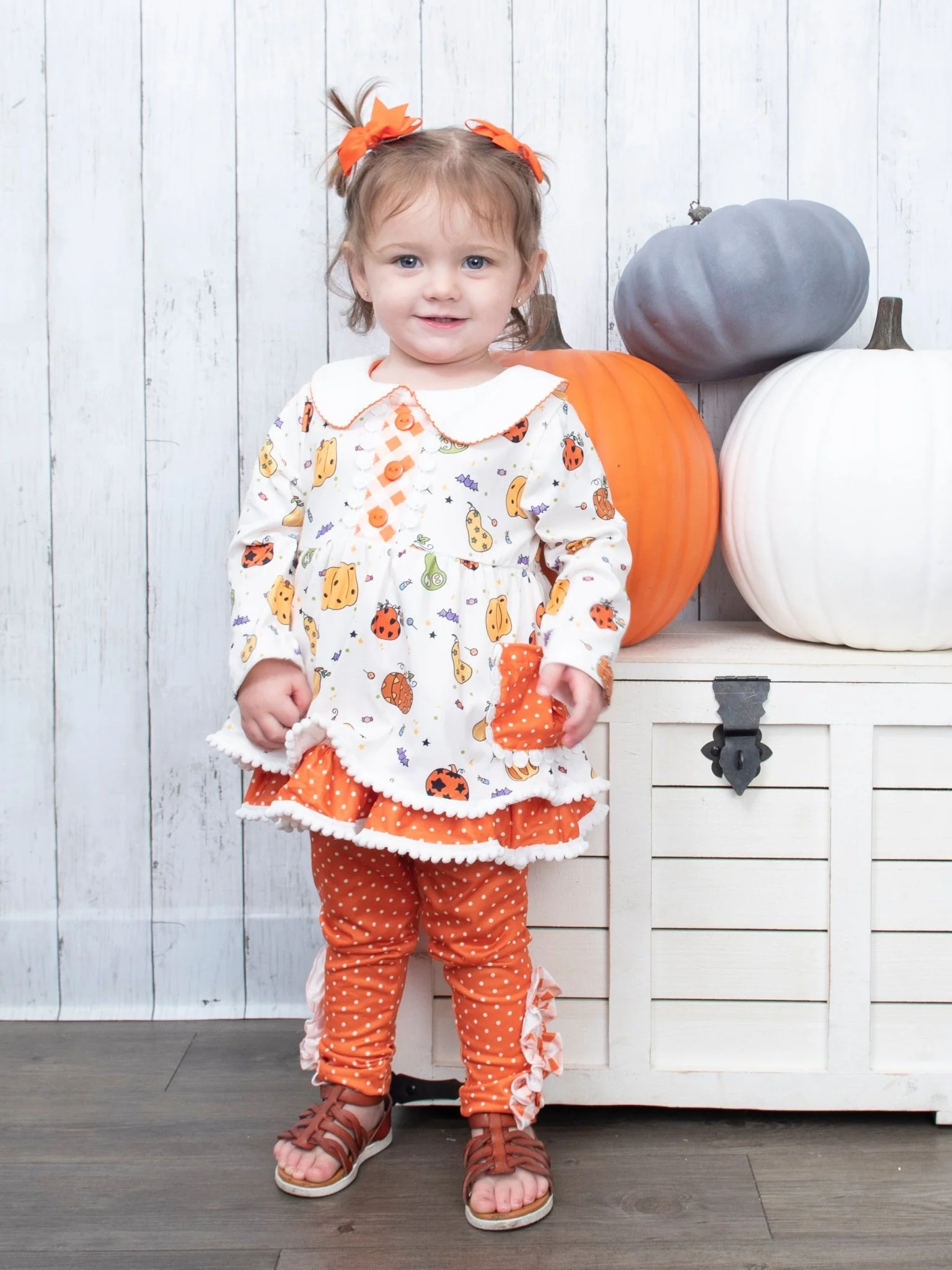 Pumpkin Spice & Spooky Nights Vintage Outfit - Image 3