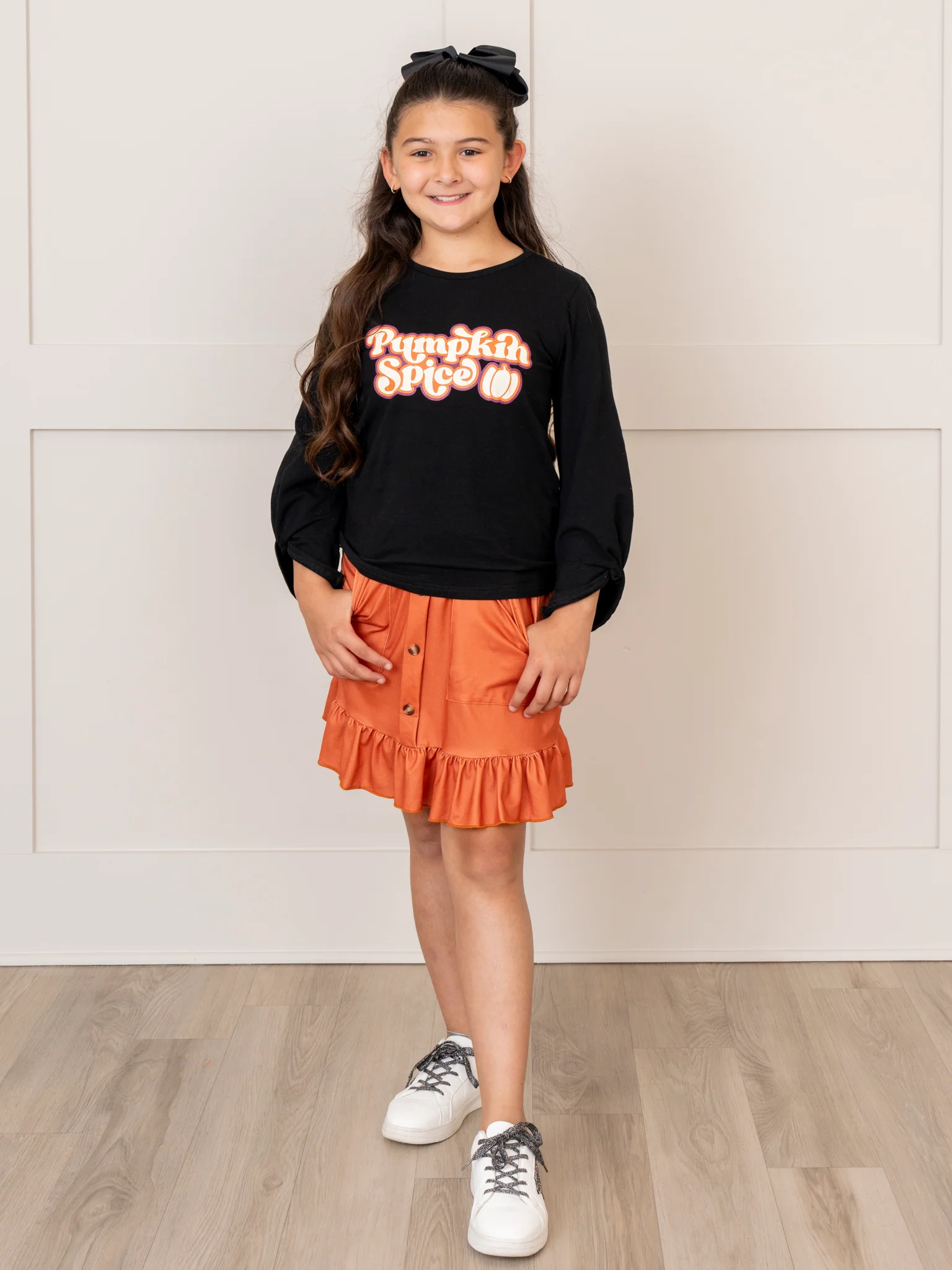 Pumpkin Spice Outfit w/ Skirt - Image 5